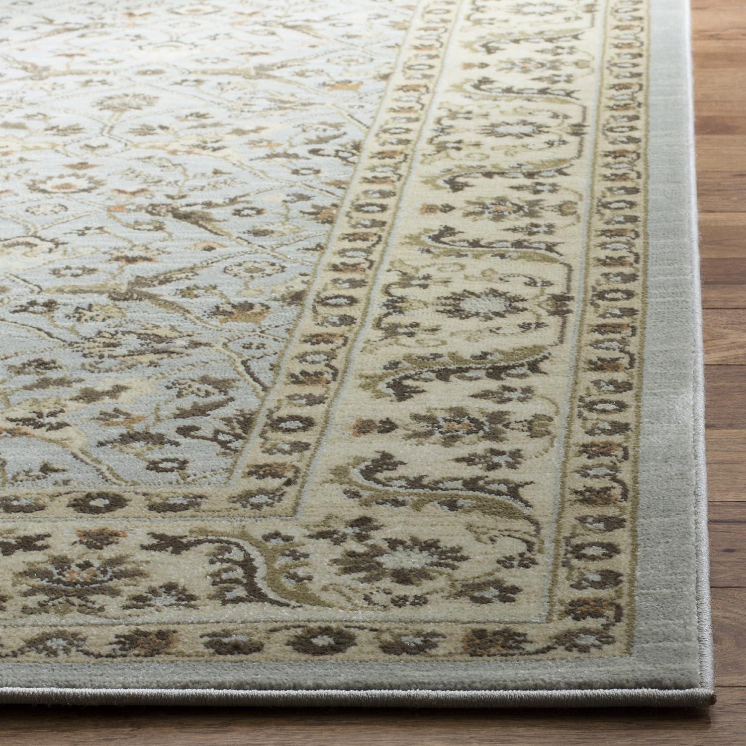 Florenteen Grey and Ivory 5' x 7' Synthetic Area Rug