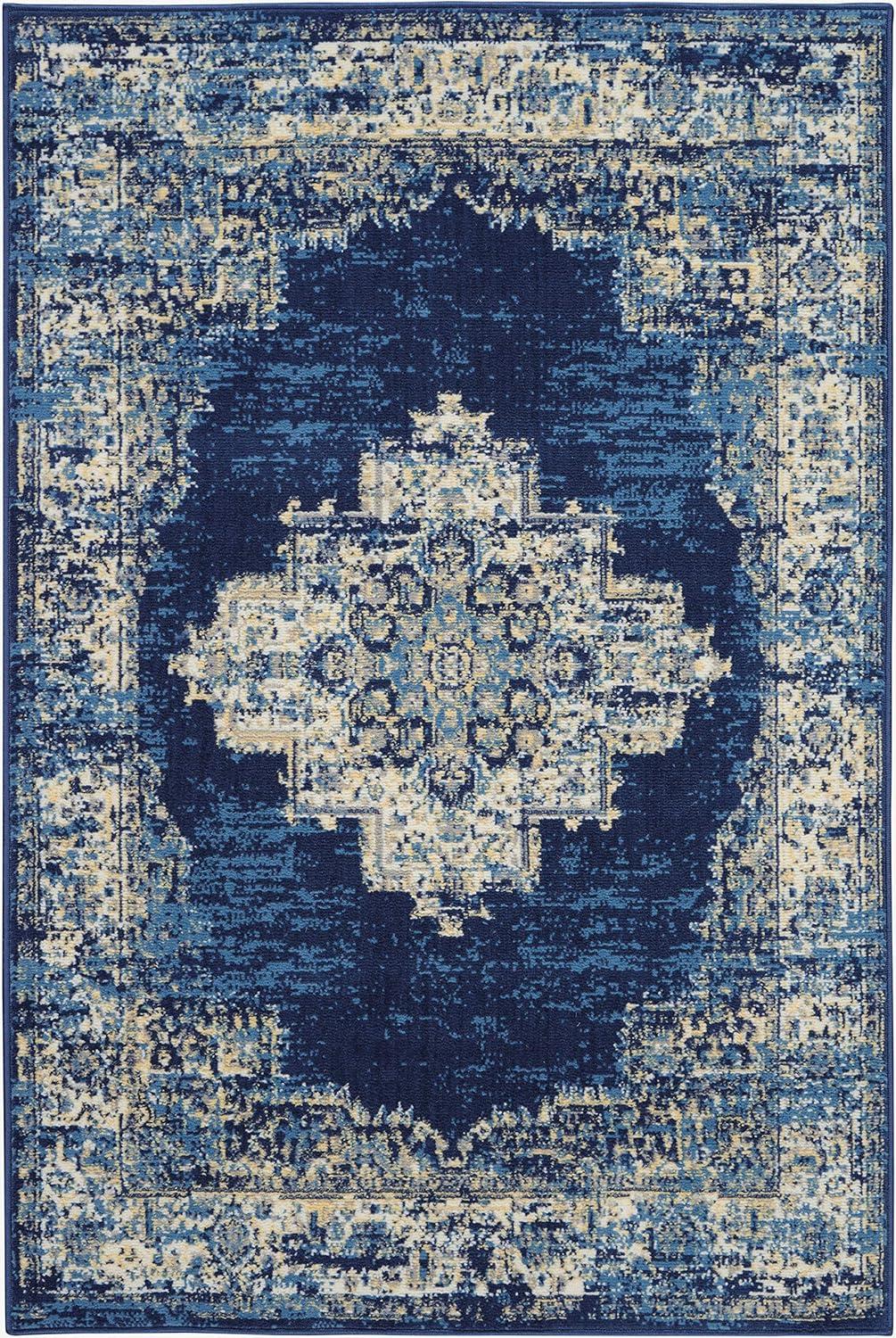 Nourison Grafix Center Medallion Area Rug