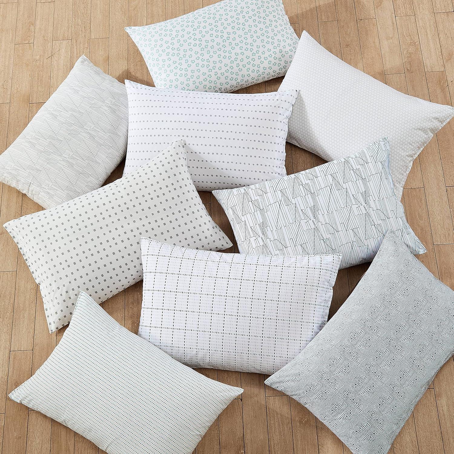 City Scene Radius Blue Cotton Percale Sheet Set