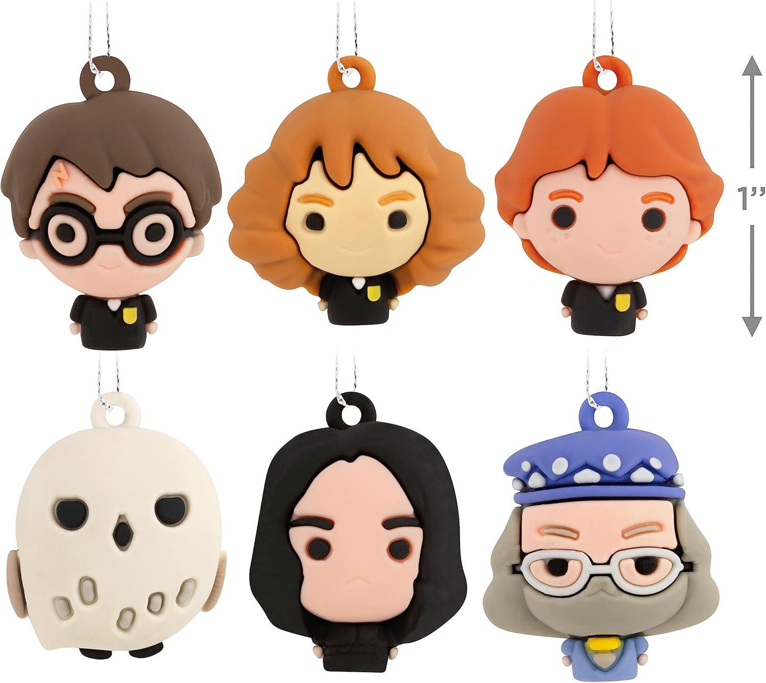 Hallmark Harry Potter and Friends Mini Shatterproof Christmas Ornaments, 6