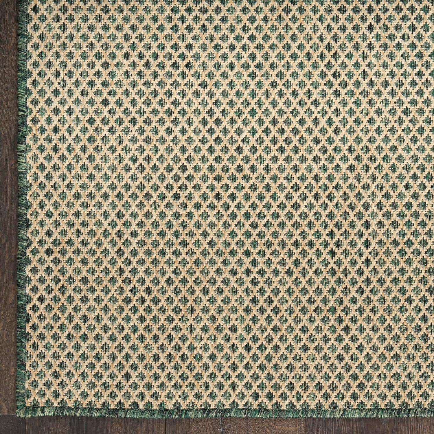 Hartigan Green Modern Indoor/Outdoor Rug