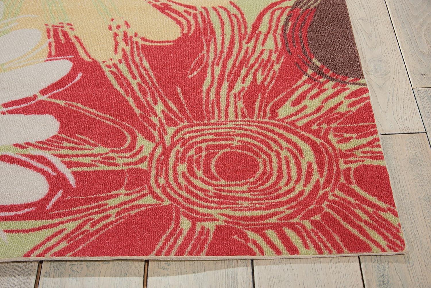 Nourison Home & Garden Green Indoor/Outdoor Area Rug RS022 7'9" x 10'10"