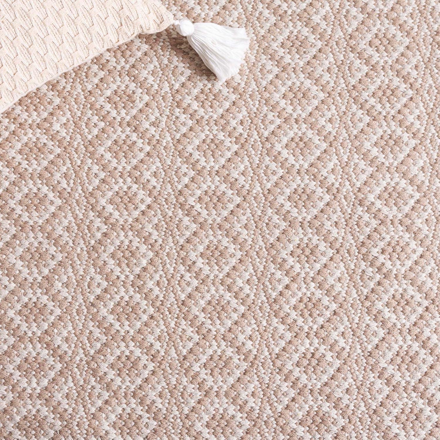 Montauk MTK716 Hand Woven Indoor Area Rug - Ivory/Light Blue - 8'x10' - Safavieh