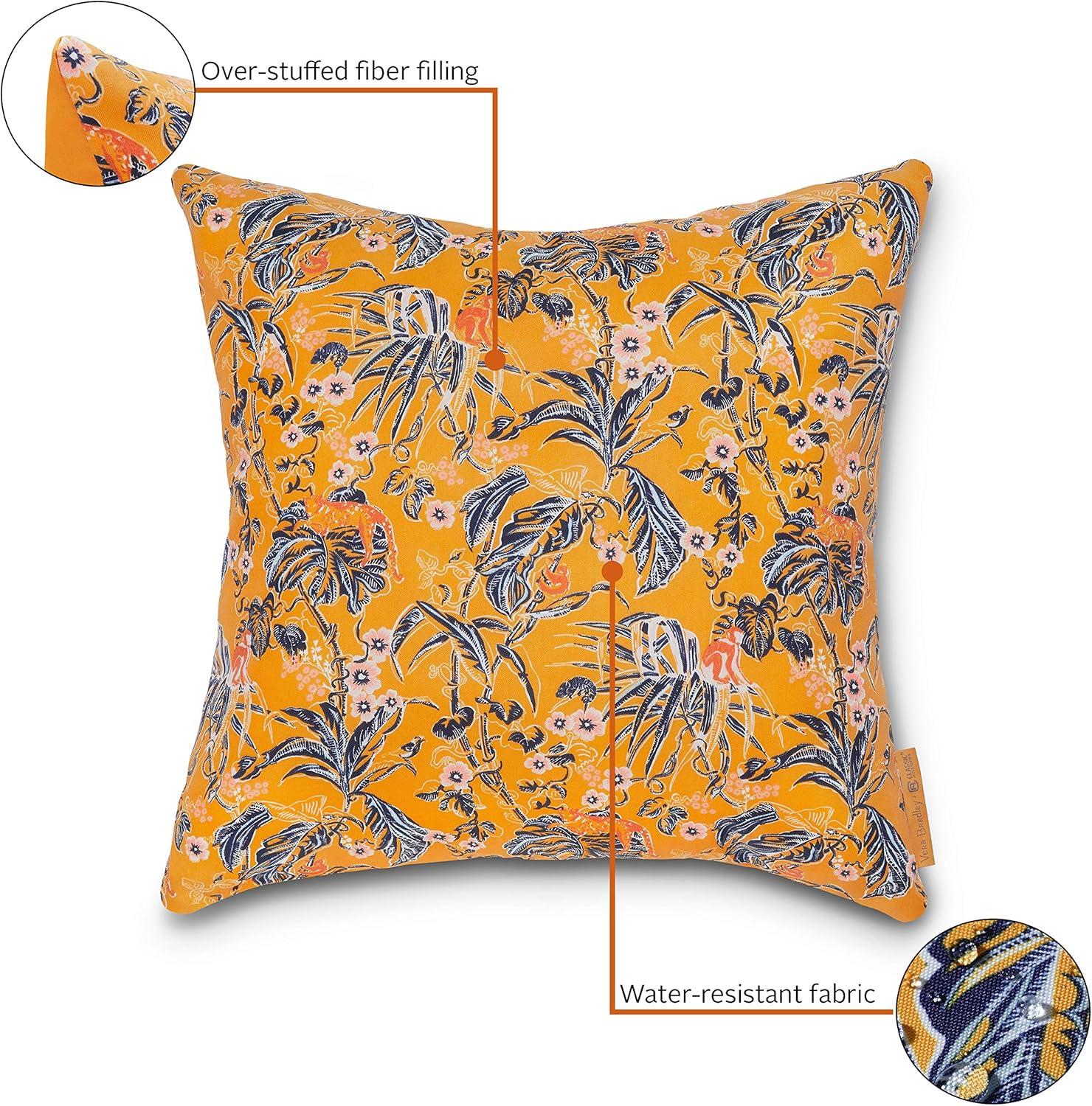 Vera Bradley Island Outdoor Square Pillow Cover & Insert
