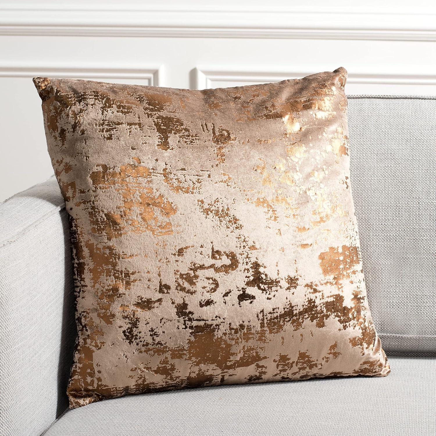 Edmee Metallic Pillow - Safavieh