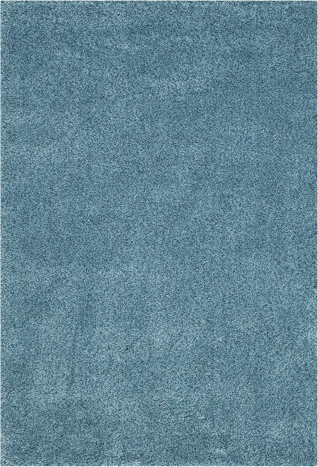 Shag SG151 Power Loomed Indoor Area Rug - Turquoise - 8'x10' - Safavieh.