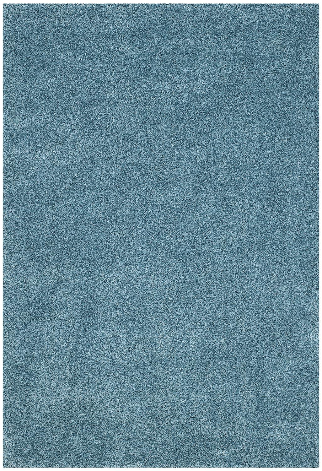 California Shag SG151 Power Loomed Indoor Area Rug - Turquoise - 8'x10' - Safavieh