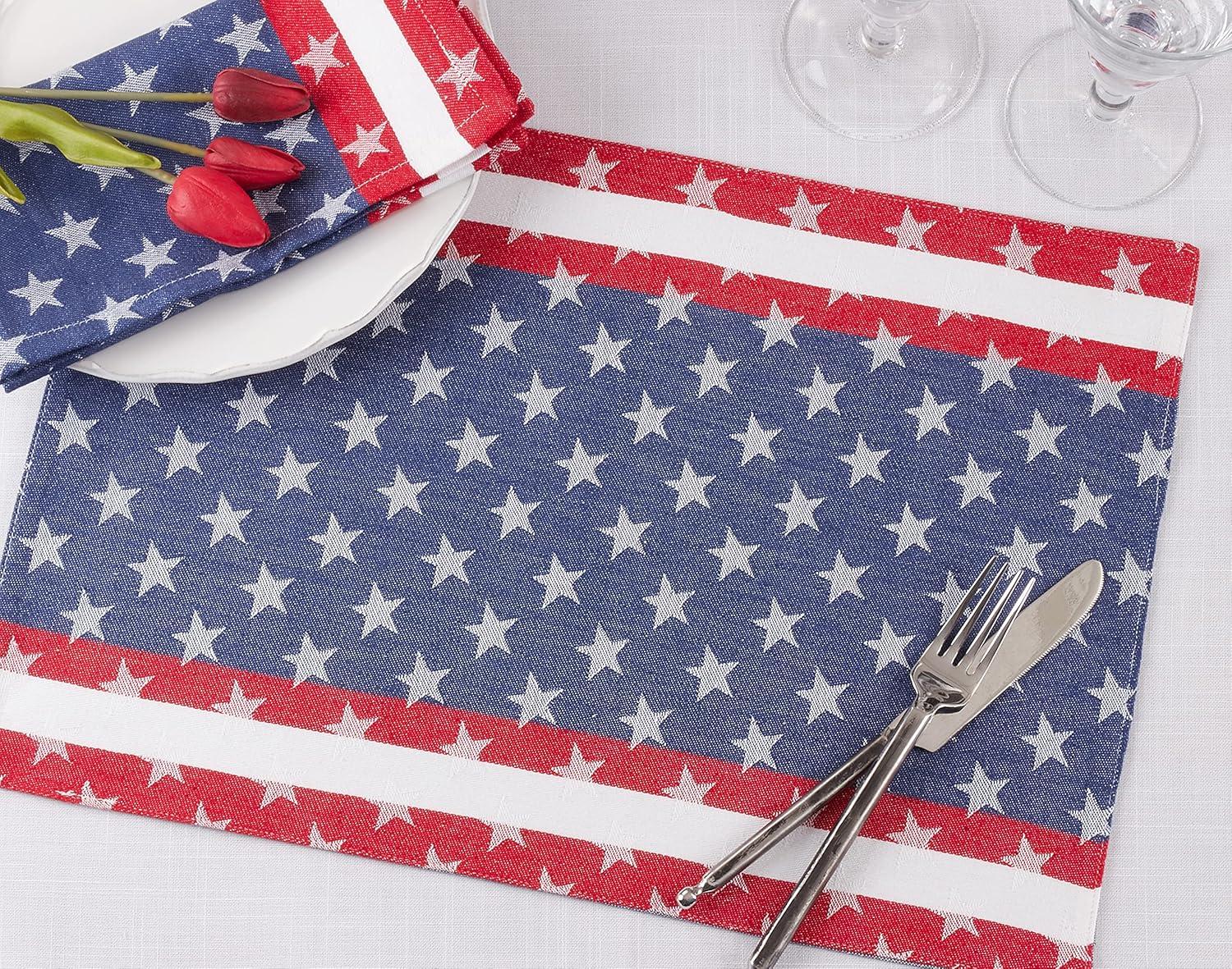 Cotton Striped Rectangle Placemat