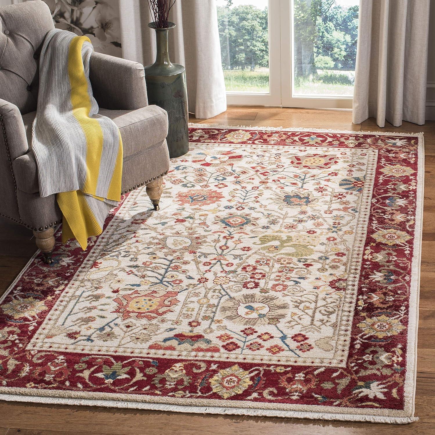 Kashan KSN303 Power Loomed Rugs - Safavieh