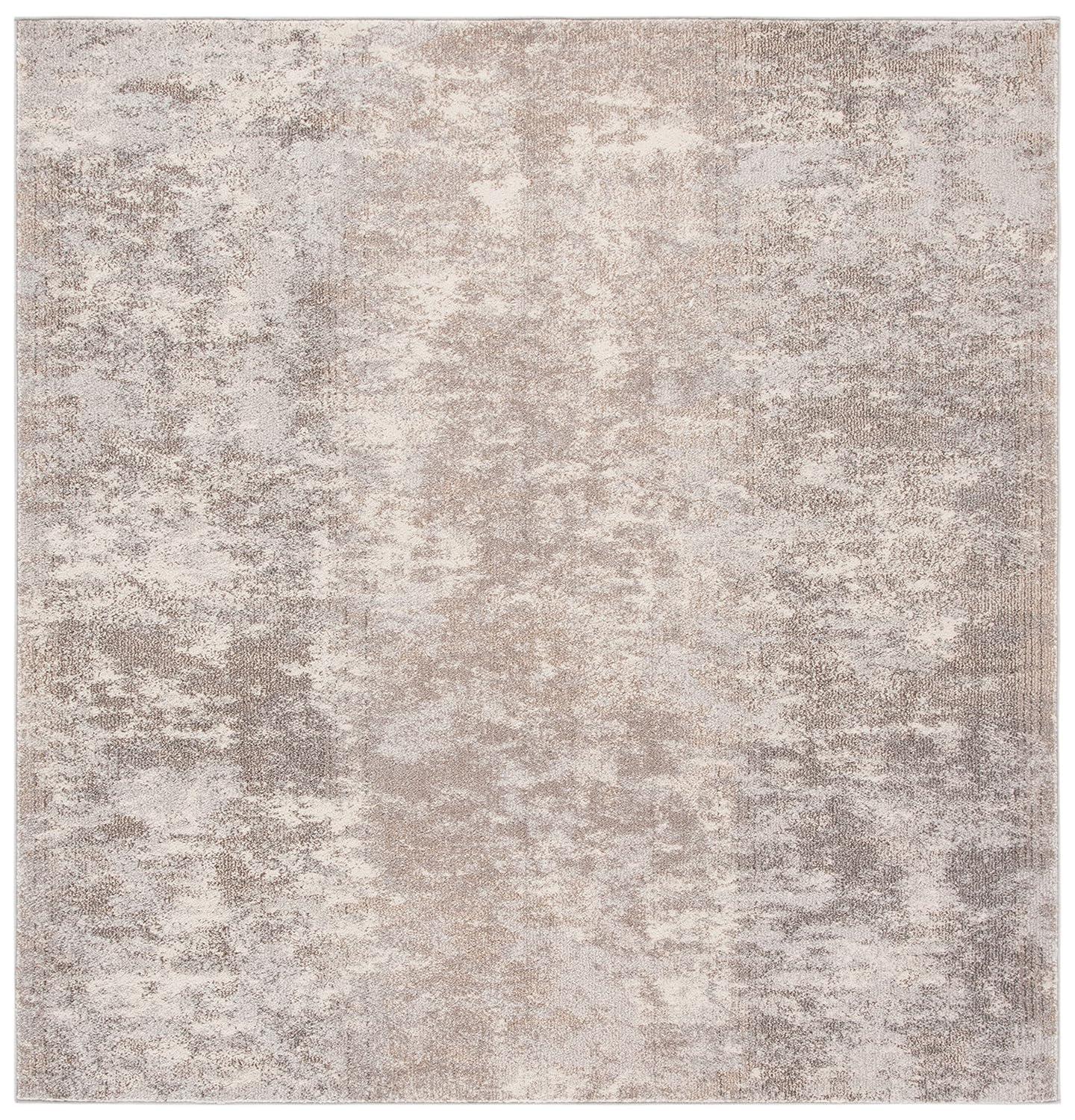 Madison MAD471 Power Loomed Indoor Area Rug - Grey/Beige - 10'x10' - Safavieh