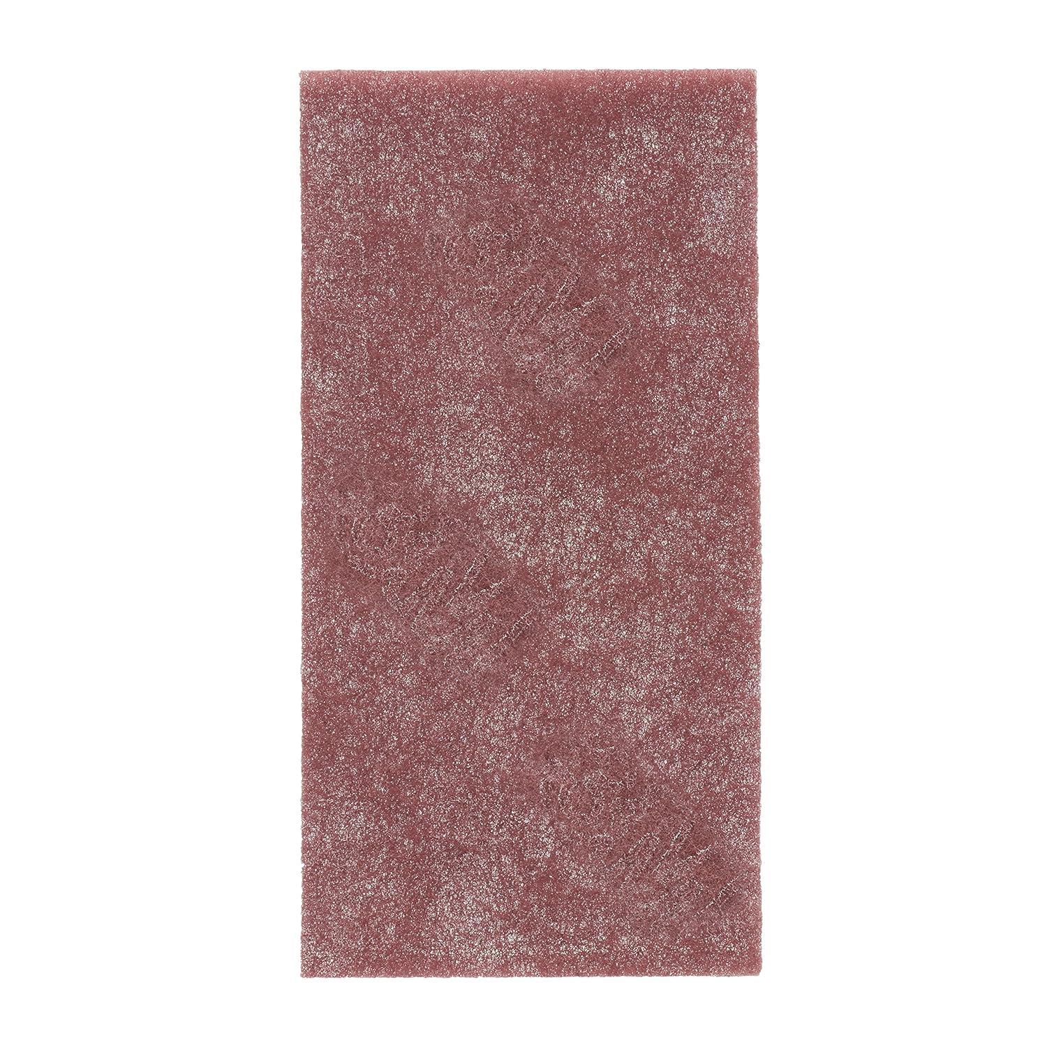 Scotch-Brite Maroon Non-Woven Aluminum Oxide Hand Pad 9" x 4.5"