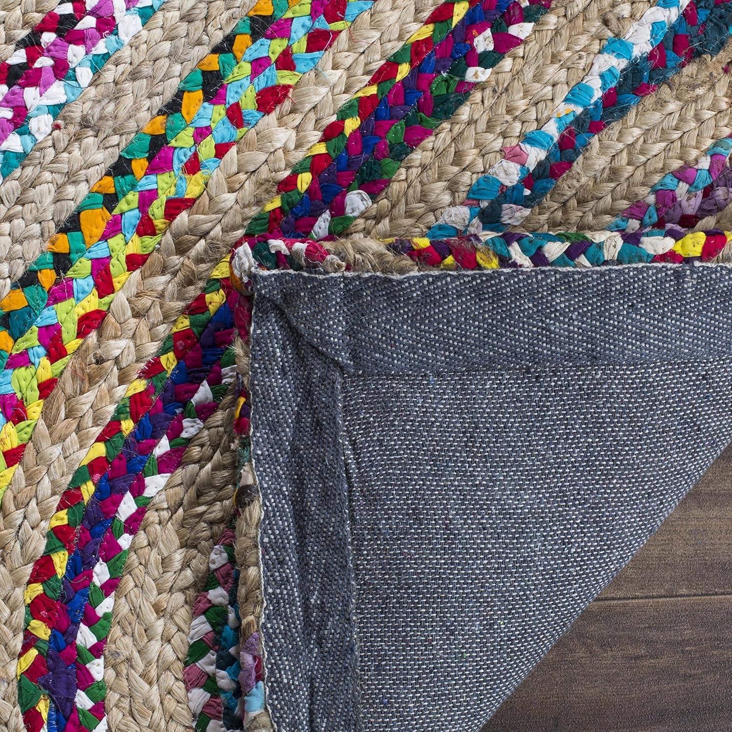 Cape Cod CAP605 Hand Woven Area Rug - Natural/Multi - 8'x10' - Safavieh.