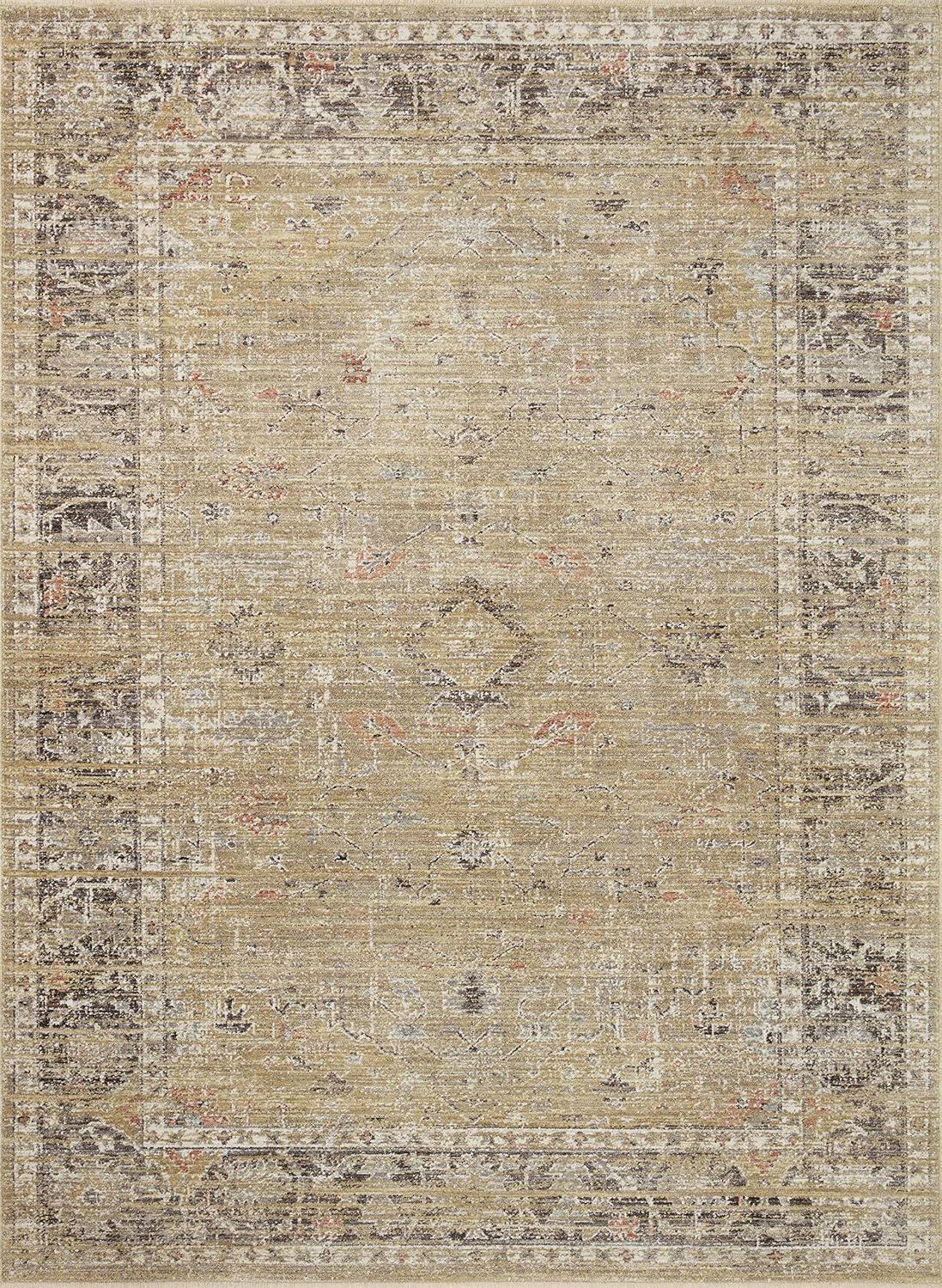 Magnolia Home by Joanna Gaines x Loloi Magnolia Home By Joanna Gaines X Loloi Millie Gold / Charcoal Area Rug