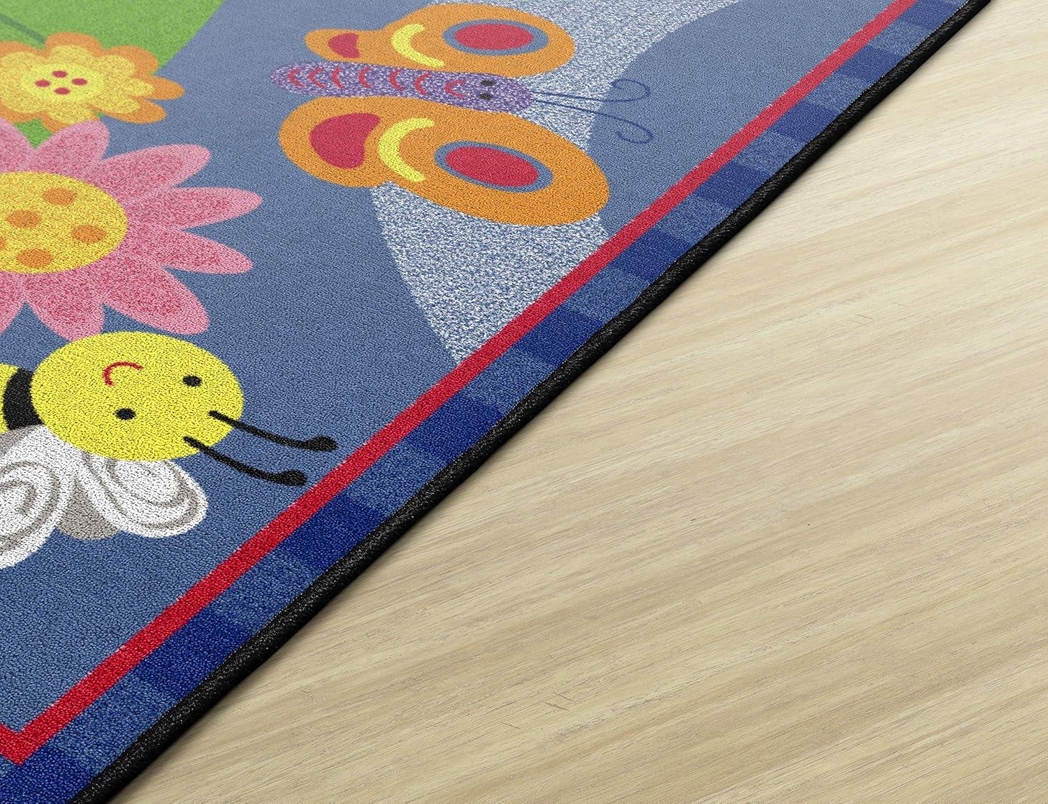 Flagship Carpets Cutie Bugs Kids and Baby Non Slip Area Rug, 3' x 5'