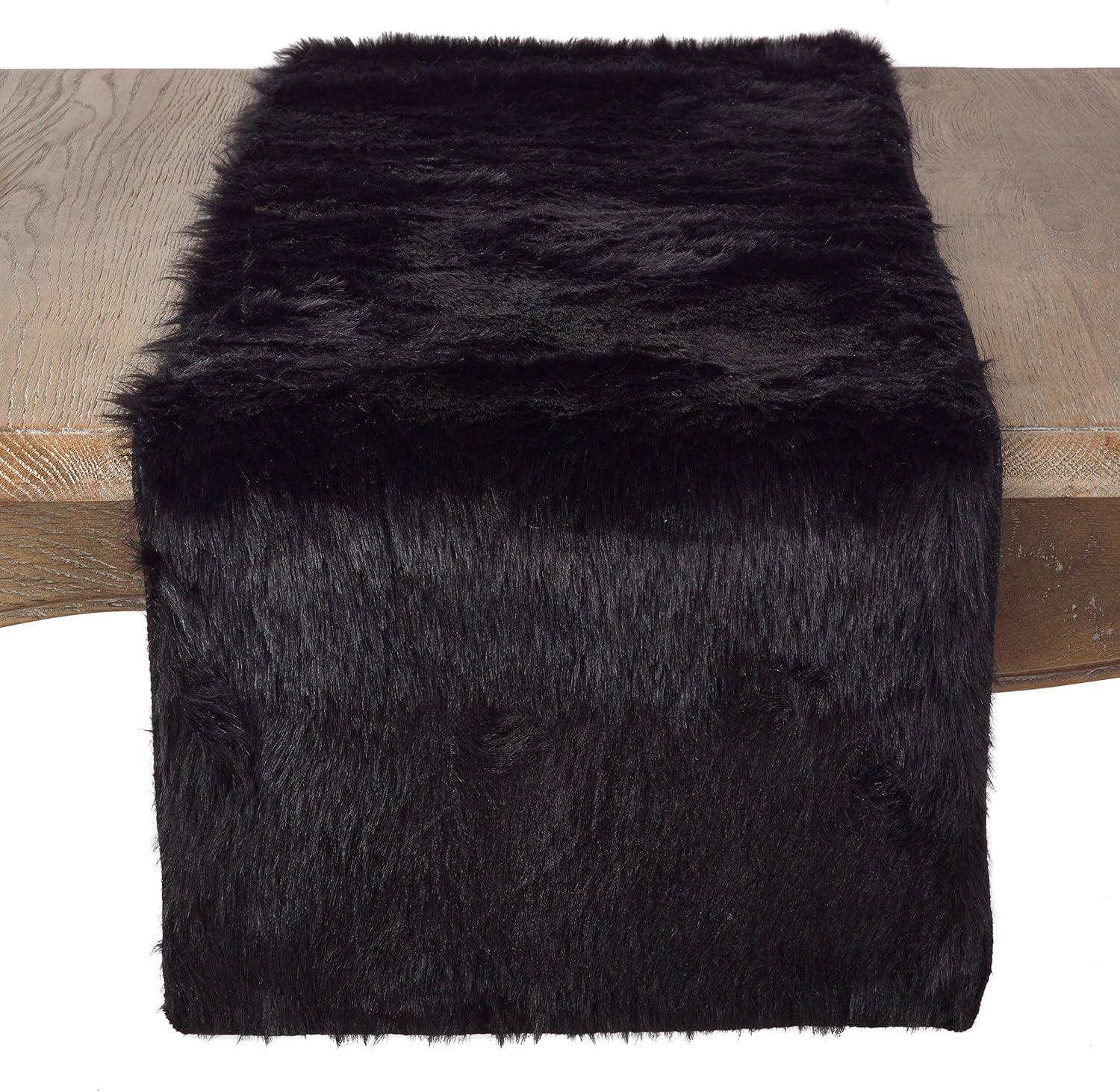 Saro Lifestyle Faux Fur Runner