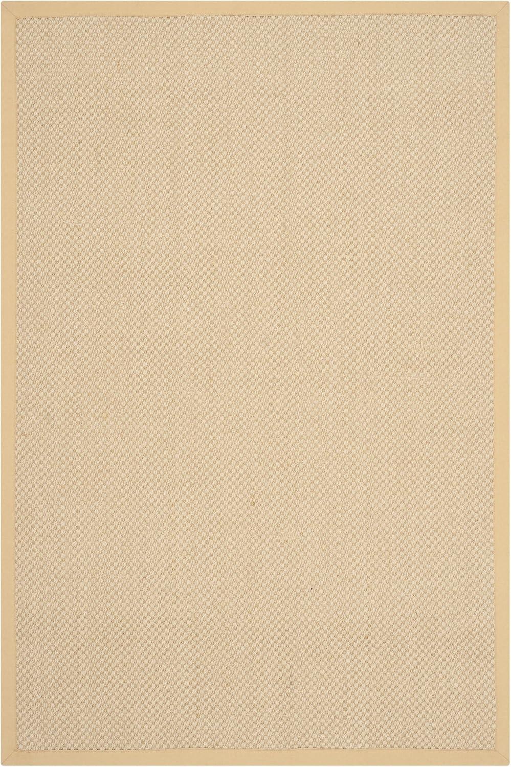 Natural Fiber NF443 Power Loomed Accent Rug - Maize/Wheat - 2'6"x4' - Safavieh.