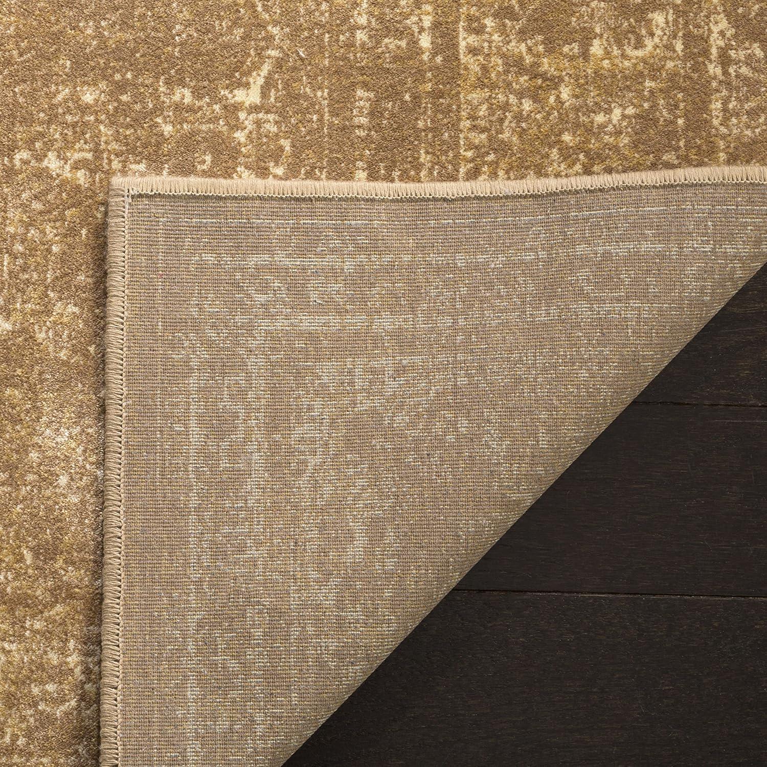 Vintage VTG112 Power Loomed Indoor Skid-Resistant Area Rug - Taupe - 4'x5'7" - Safavieh