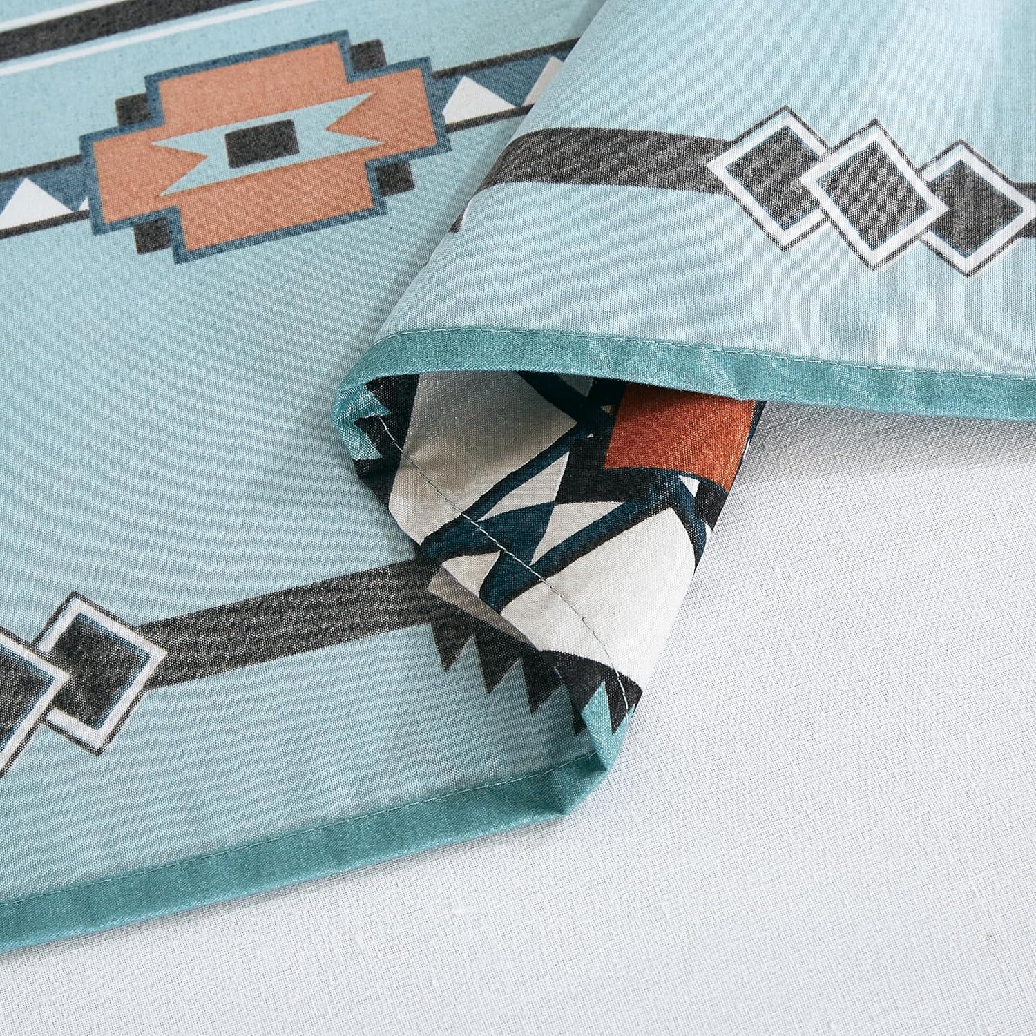 Southwestern Cowboy Rodeo Full Size Multicolor Microfiber Sheet Set