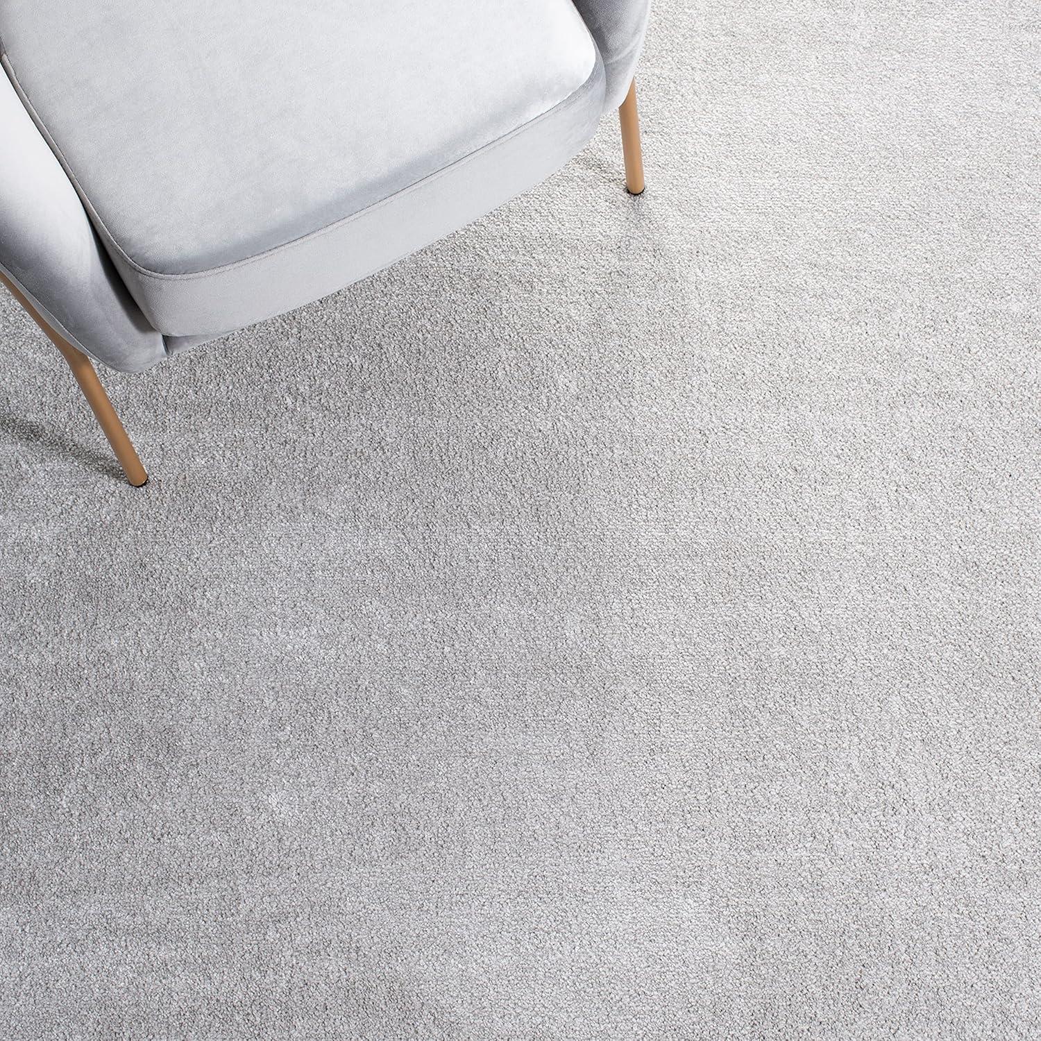 Non-Slip NSD120 Power Loomed Area Rug - Light Grey - 3'3"x5'3" - Safavieh.