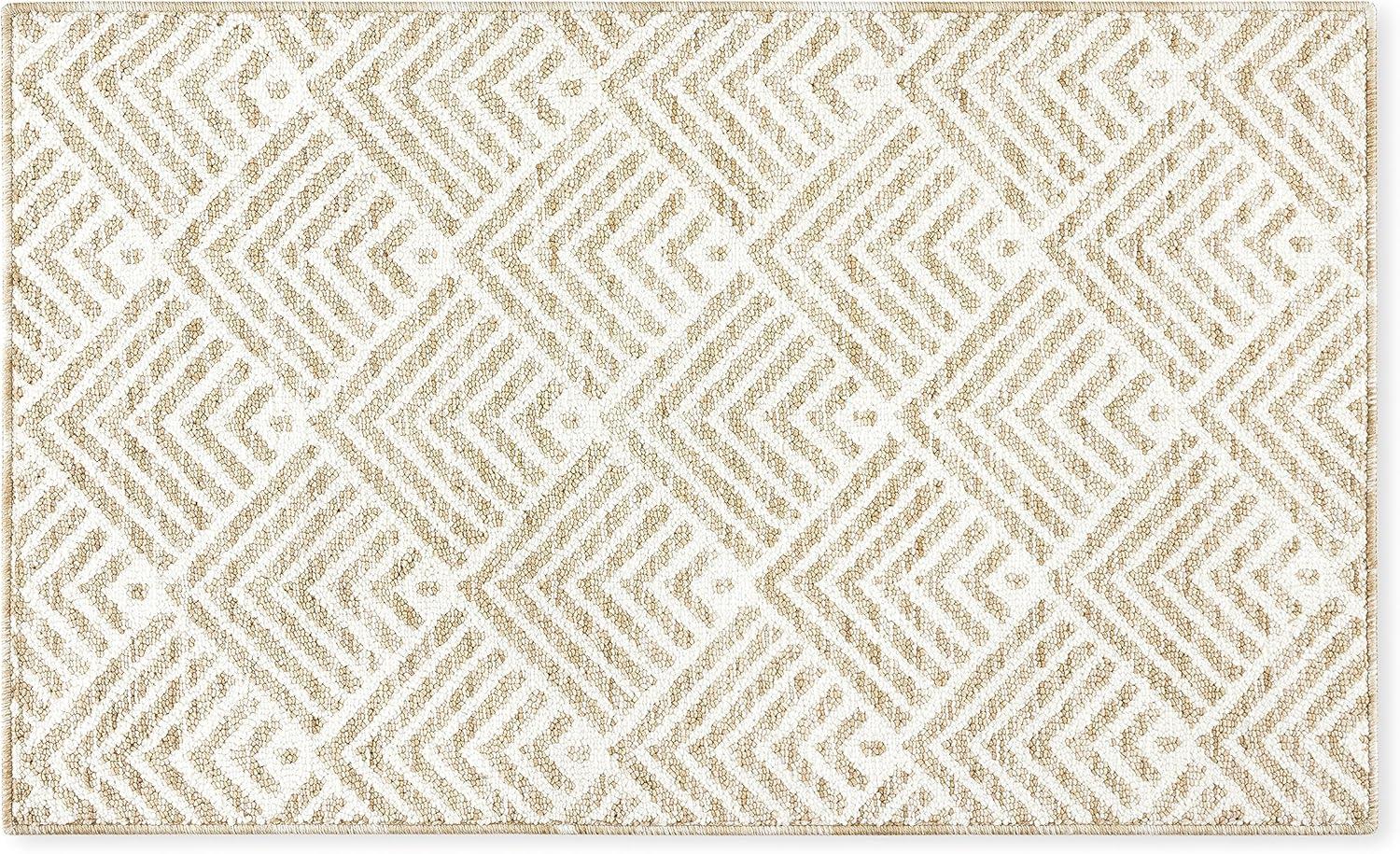 TOWN & COUNTRY EVERYDAY Walker Modern Stripe Everwash Non-Slip Backing Kitchen Mat