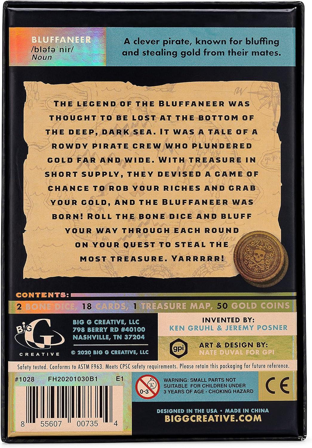 Bluffaneer Dice Board Game, by Big G Creative