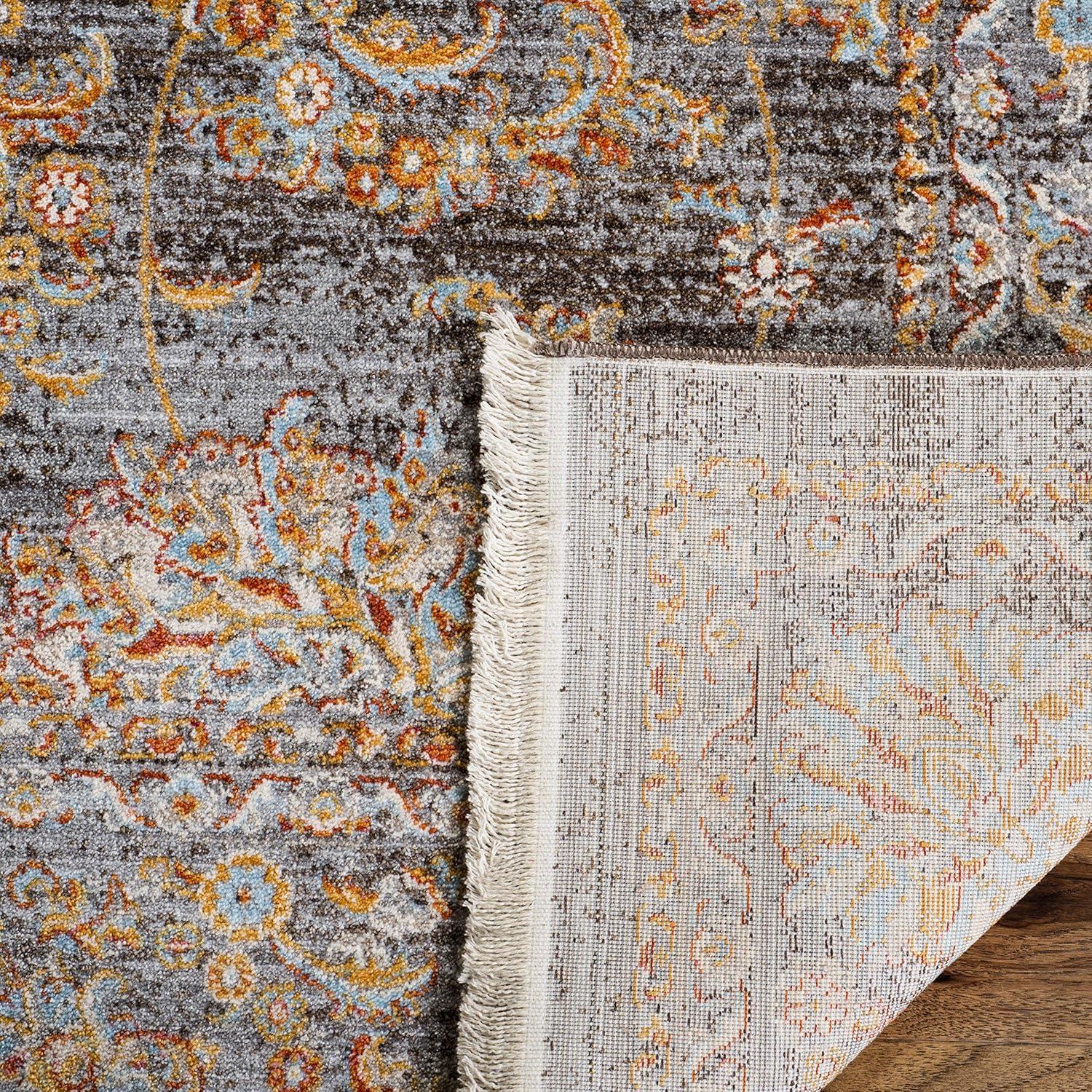 Vintage Persian VTP469 Power Loomed Indoor Area Rug - Light Brown/Multi - 8'x10' - Safavieh