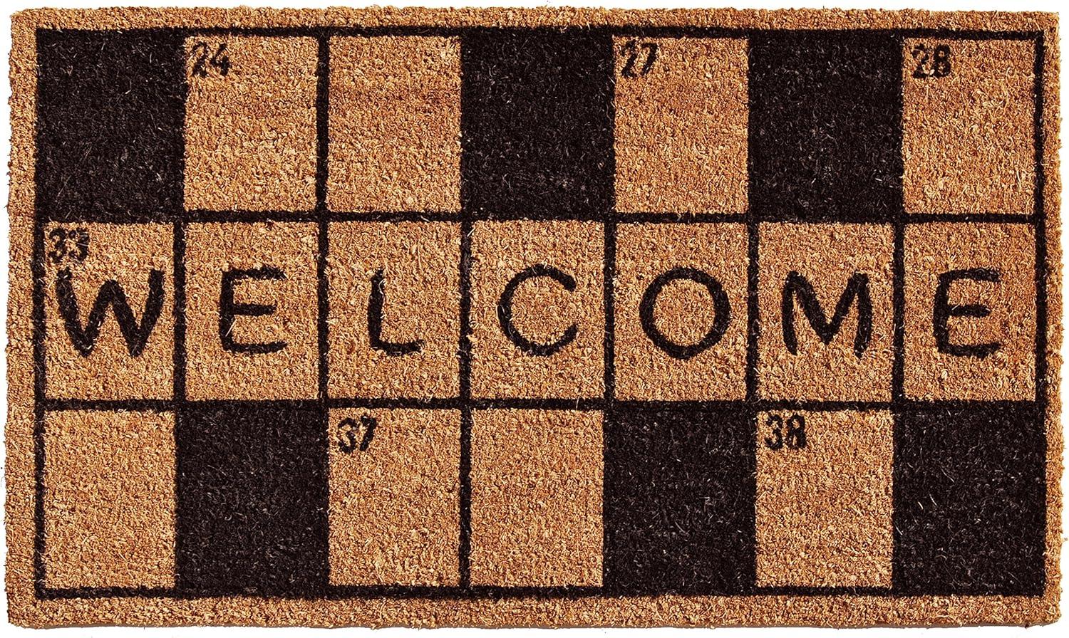 Calloway Mills Crossword Welcome Outdoor Doormat