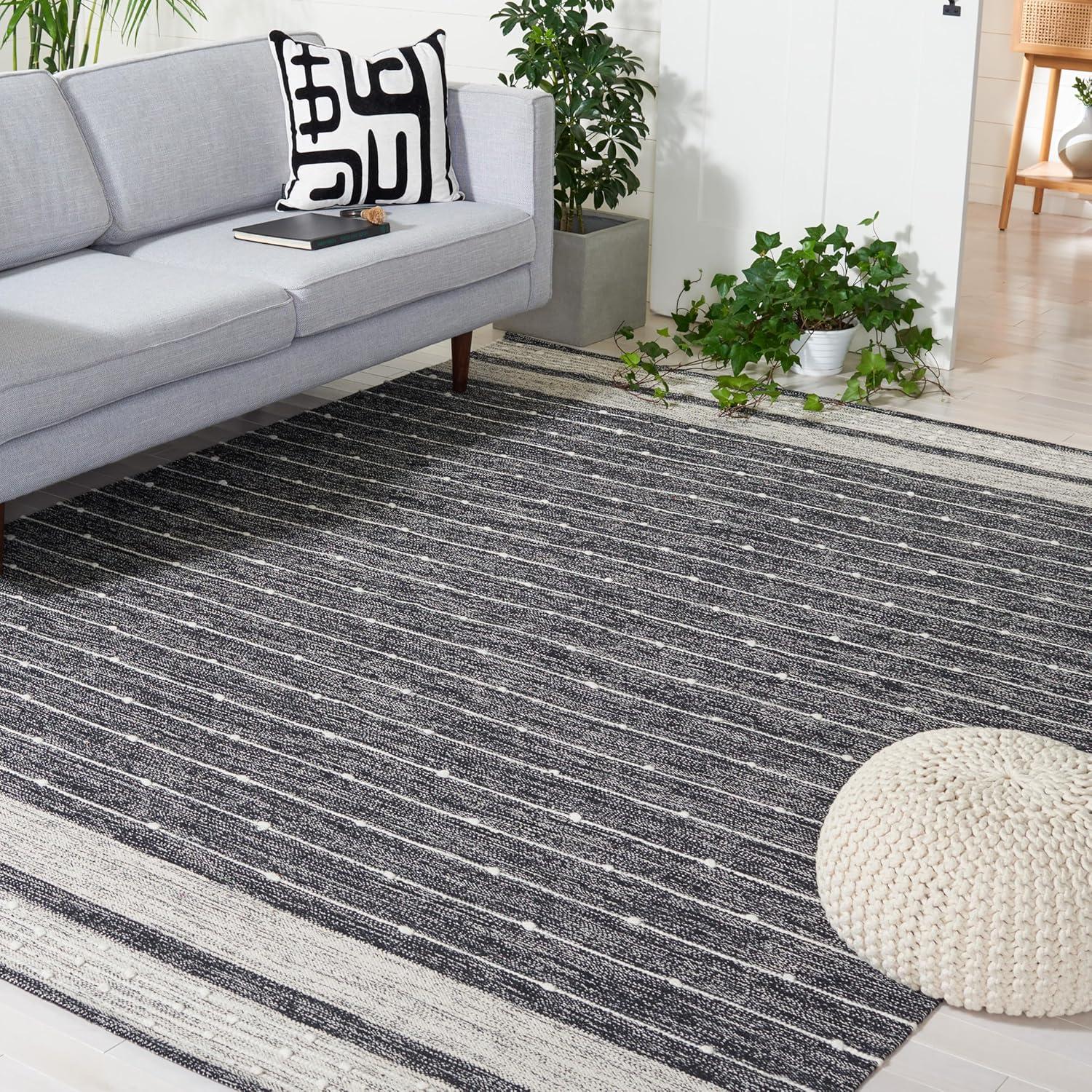 Striped Kilim STK509 Hand Woven Area Rug  - Safavieh