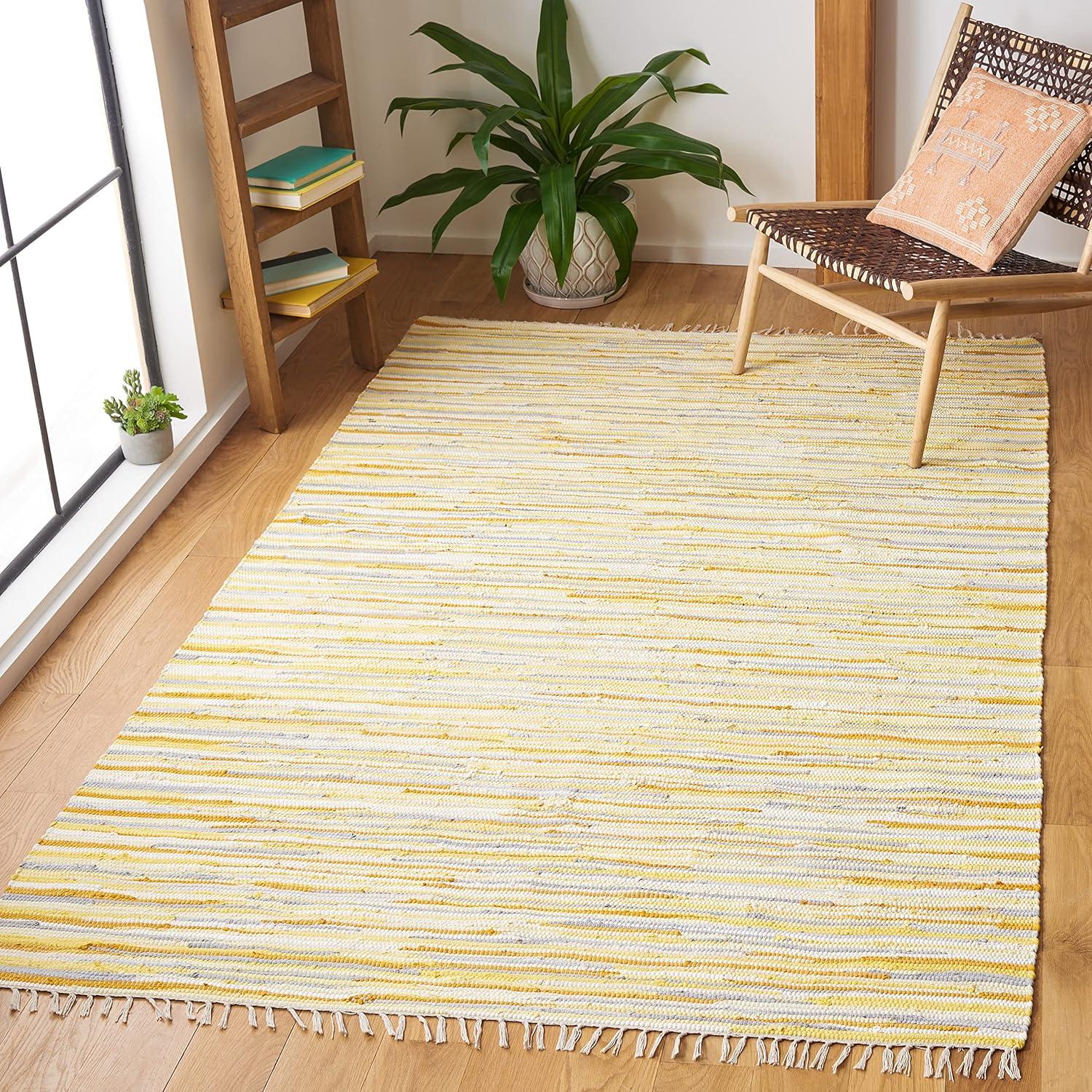 Rag Area Rug RAR129 Hand Woven Area Rug  - Safavieh