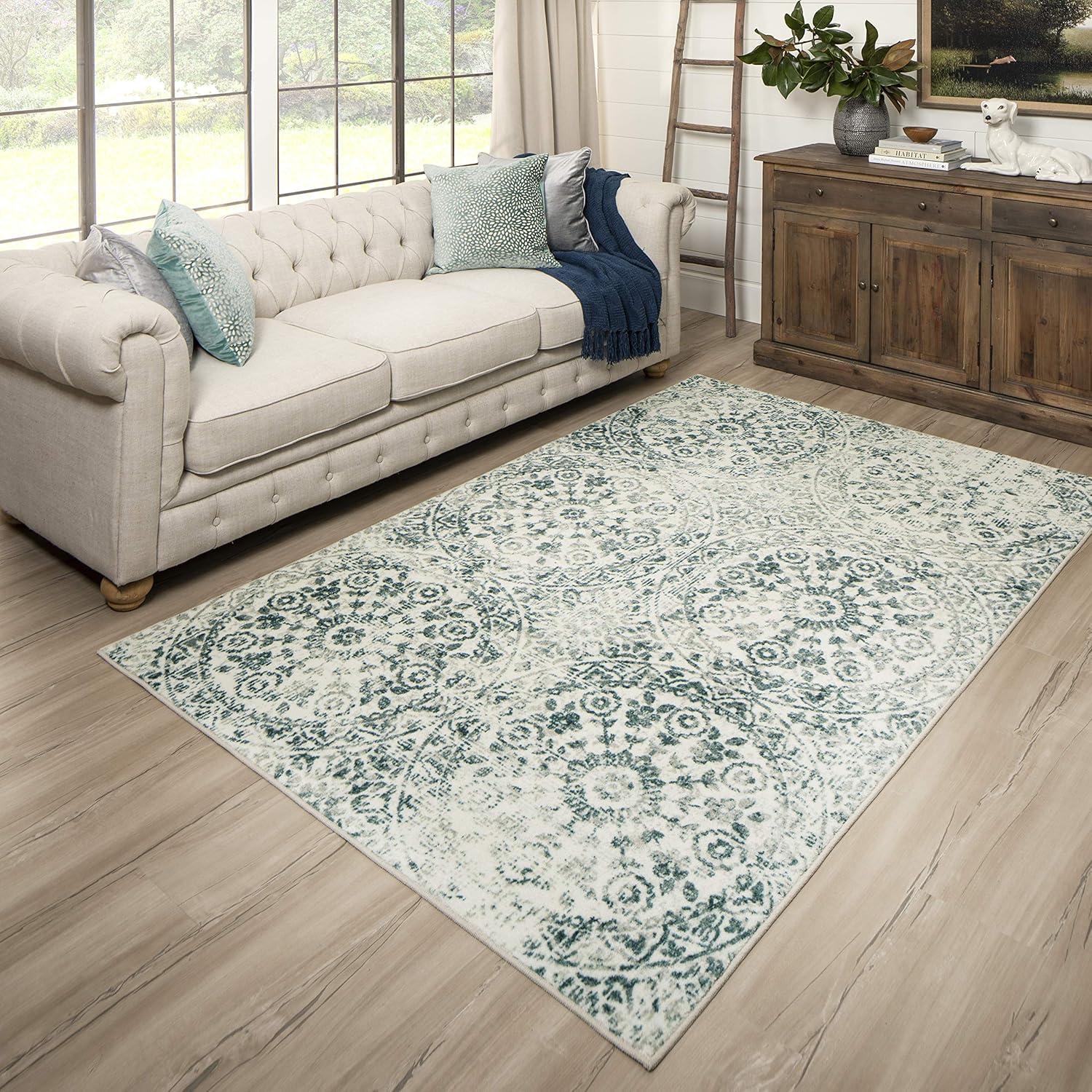 Mohawk Home Navy Juniper Area Rug (2'6"x4'2") (Z0477 A405 030050 EC)