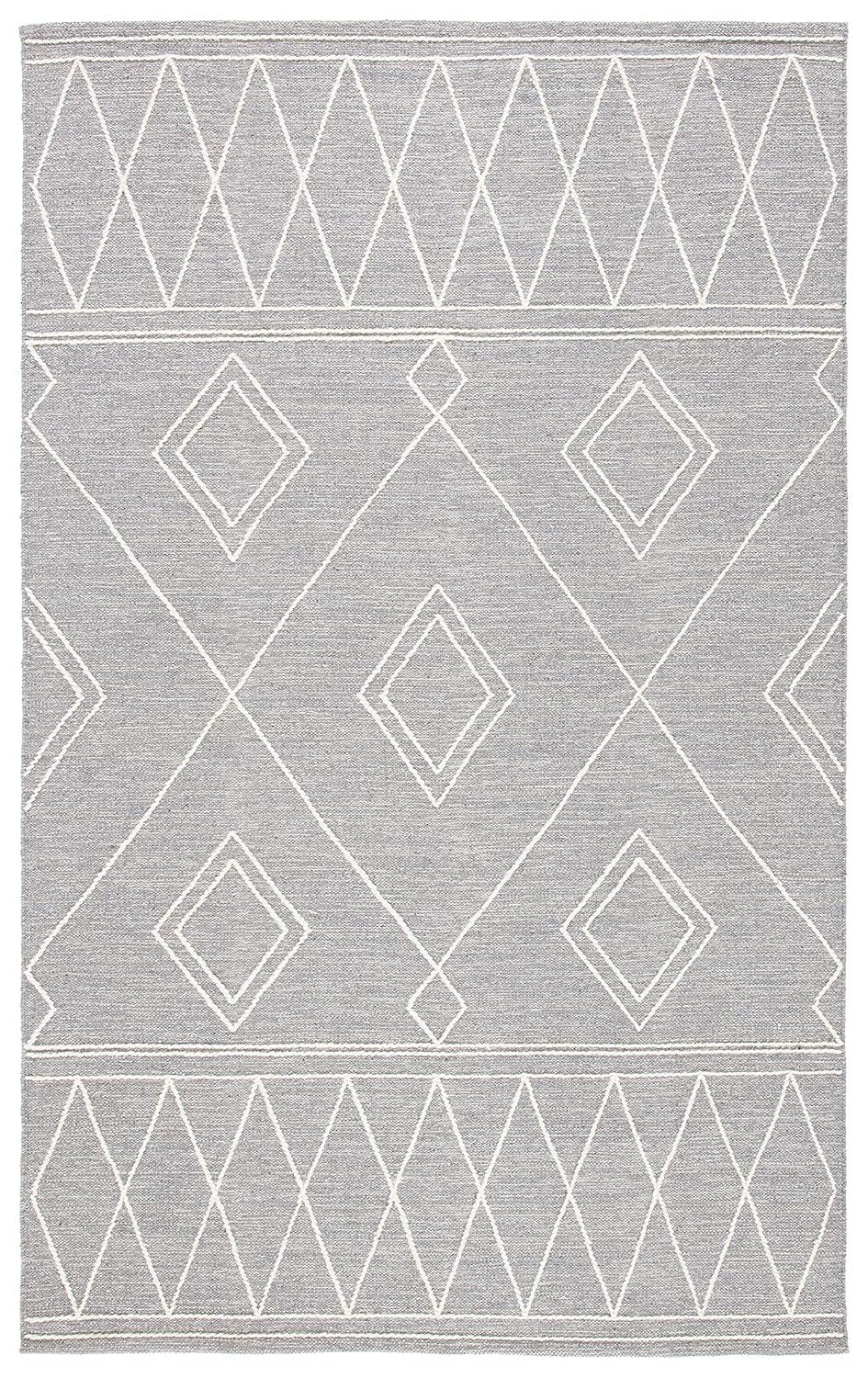 Steelside™ Holtby Southwestern Handmade Flatweave Gray/Ivory Area Rug