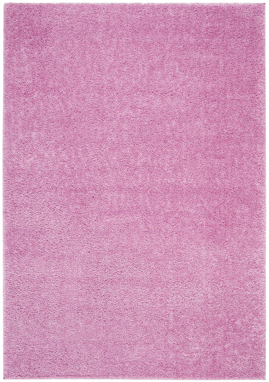 August Shag 900 AUG900 Power Loomed Indoor Area Rug - Pink - 6'x9' - Safavieh