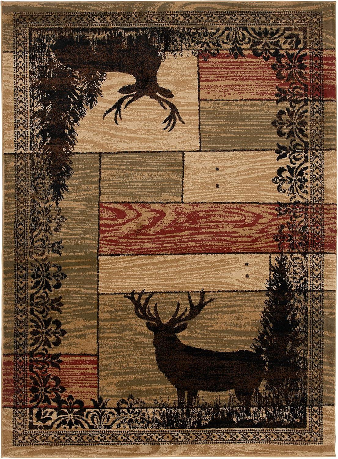 Mayberry American Destination Woodgrain Multi Area Rug