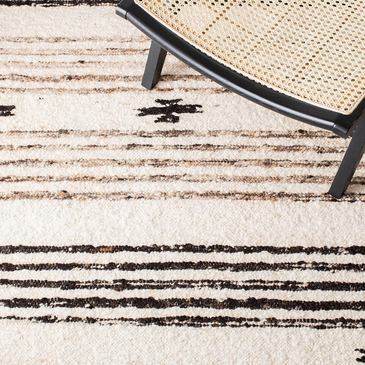 Abbie-Lea Natura Hand Woven 90% Wool And 10% Cotton Southwestern Rug