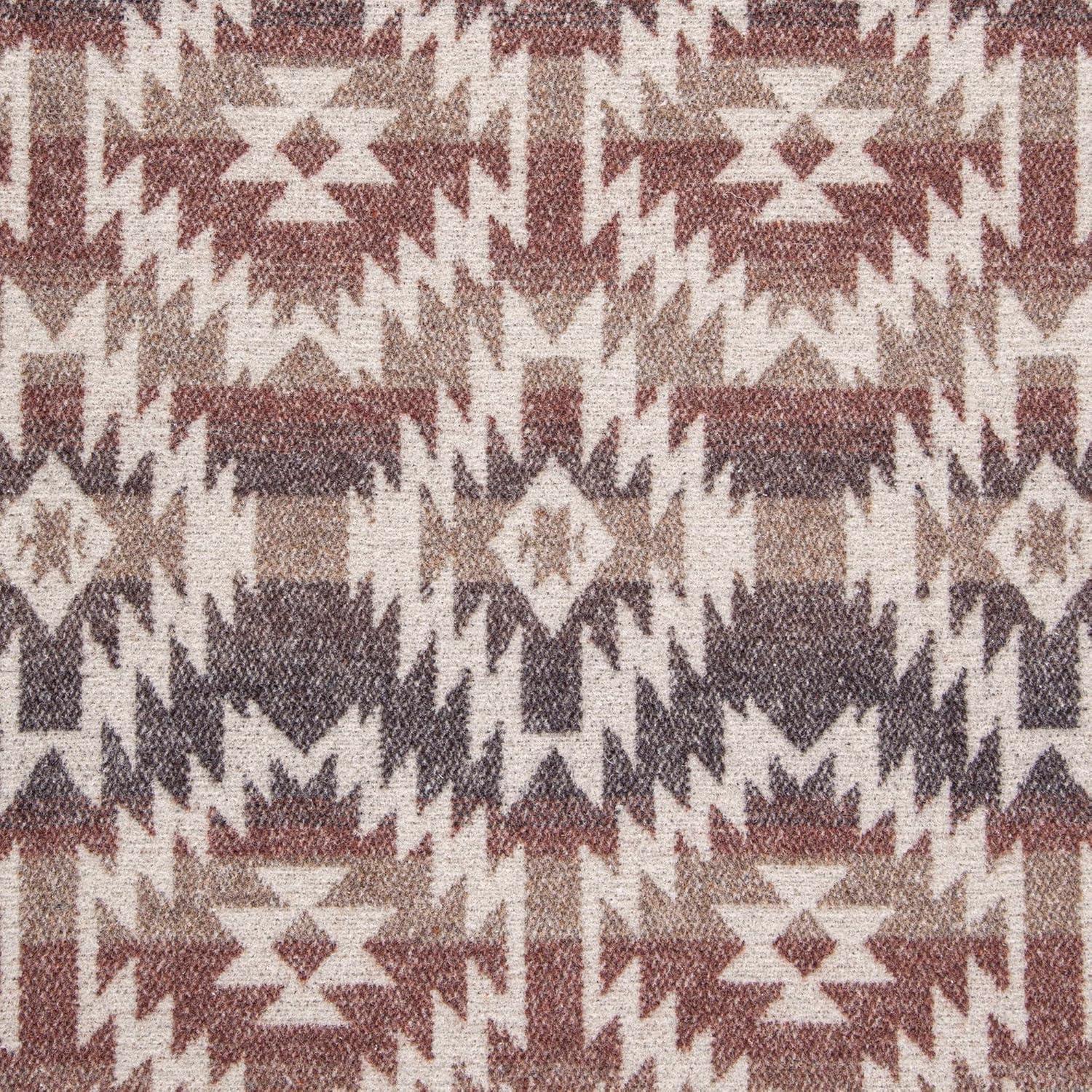 Mesa Southwestern Brown Geometric Euro Pillow Sham