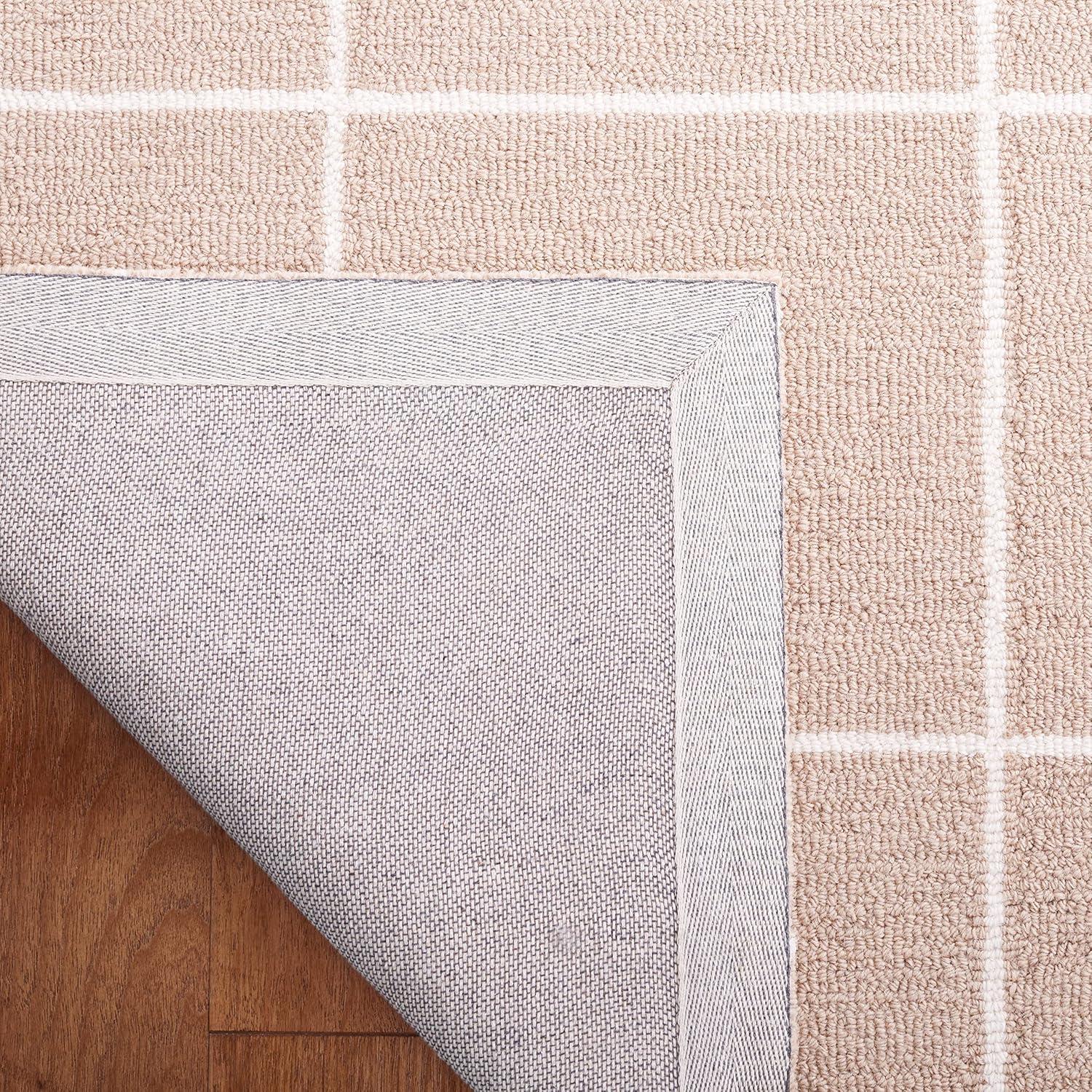 Martha Stewart 300 Hand Tufted 85% Wool And 15% Cotton With Latex Geometric Rug