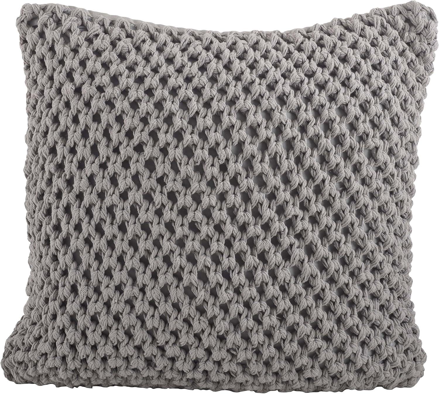 Sheridan Knitted Cotton Throw Pillow