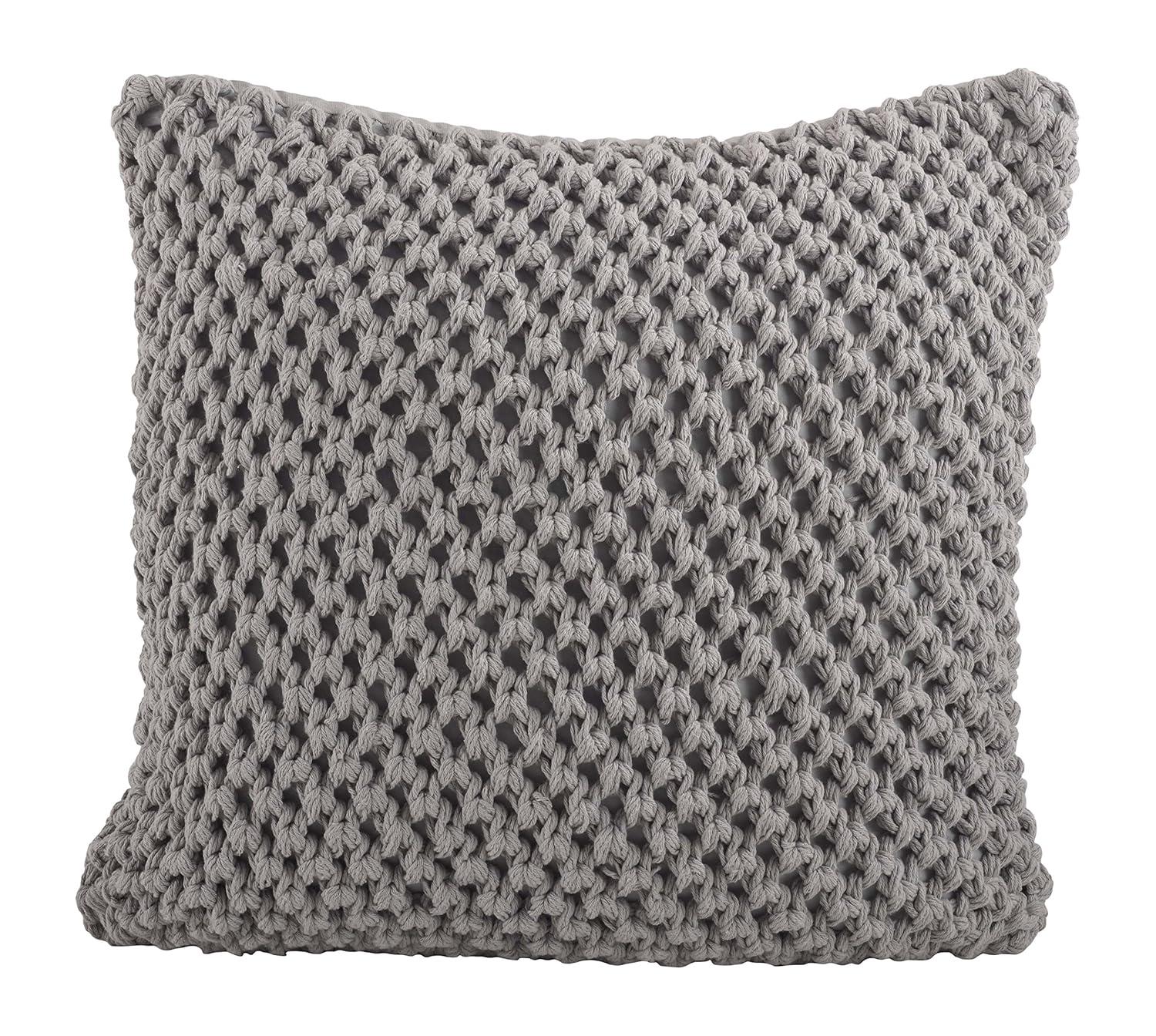 Sheridan Knitted Cotton Throw Pillow