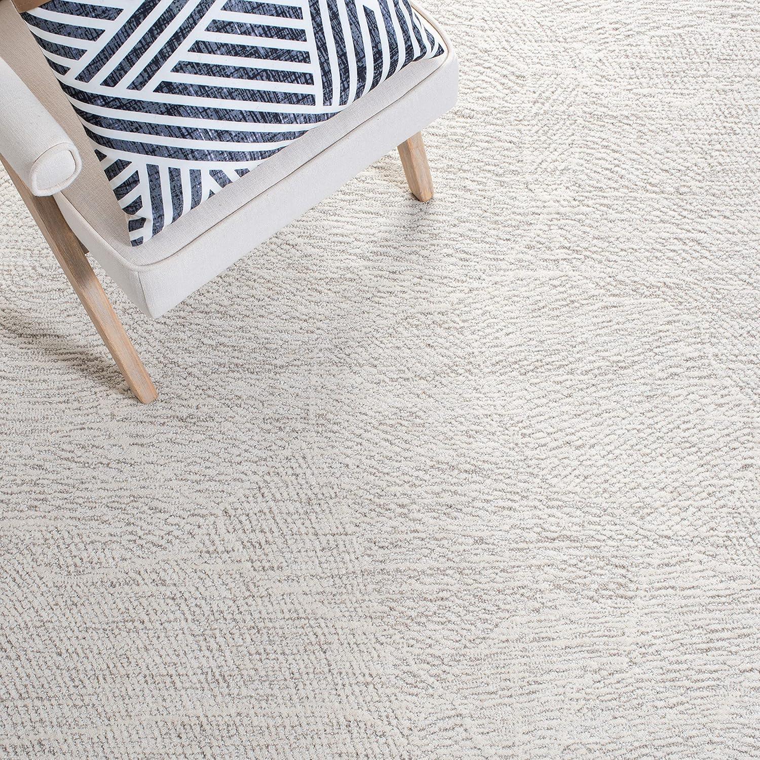 SAFAVIEH Metro Patricia Distressed Area Rug, Blue/Ivory, 9' x 12'