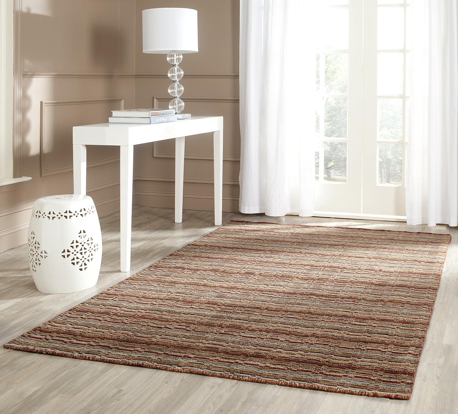 Himalaya HIM708 Handmade Area Rug - 4'x6' - Multi - Safavieh