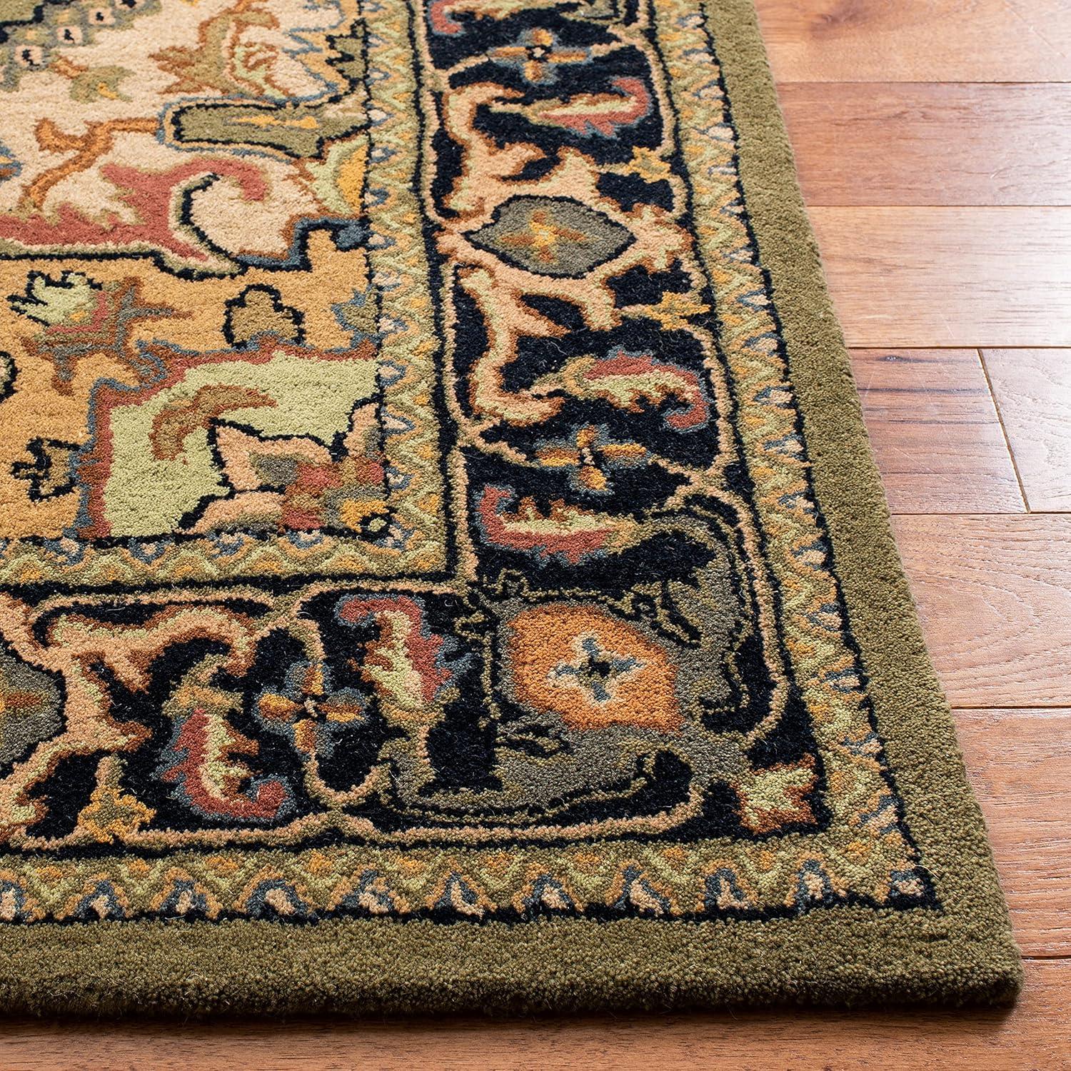 Heritage HG625 Handmade Accent Rug - 2'x3' - Black/Gold - Safavieh