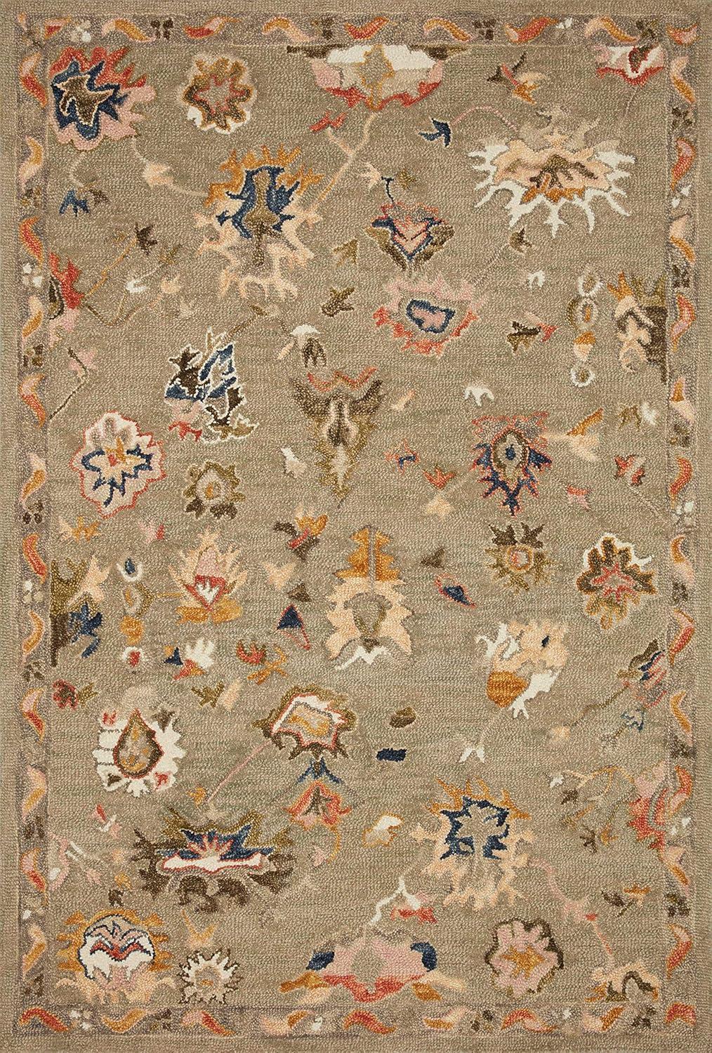 Loloi Padma Collection PMA-02 Grey/Multi 2'-3" x 3'-9" Accent Rug