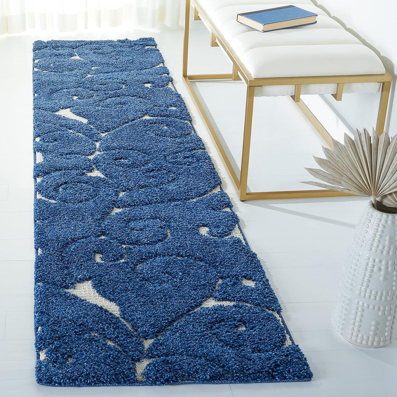 Florida Shag SG455 Power Loomed Area Rug  - Safavieh