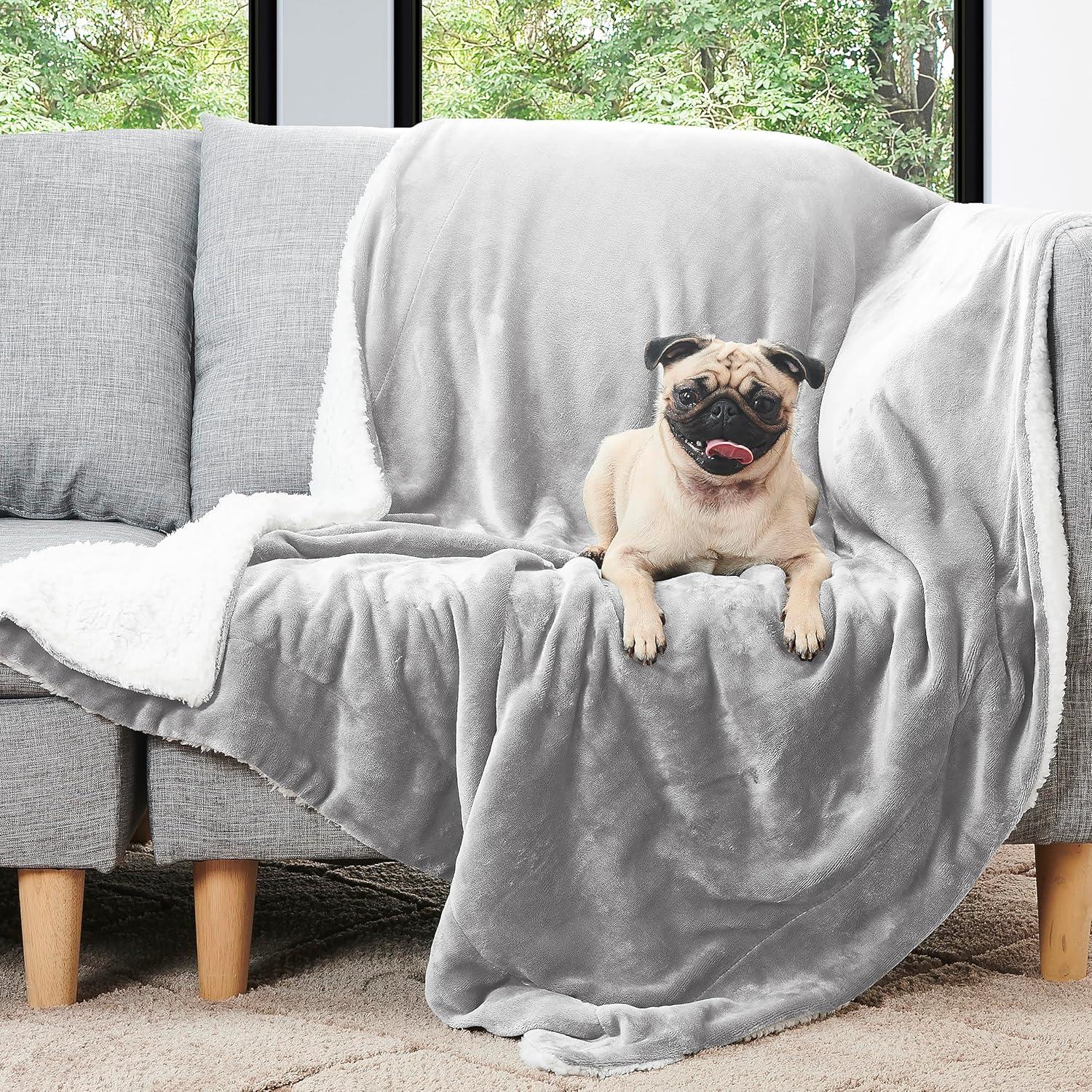 CASUAL LIVING Machine Washable Easy Care Couch Warm Sofa Blankets, Throw,