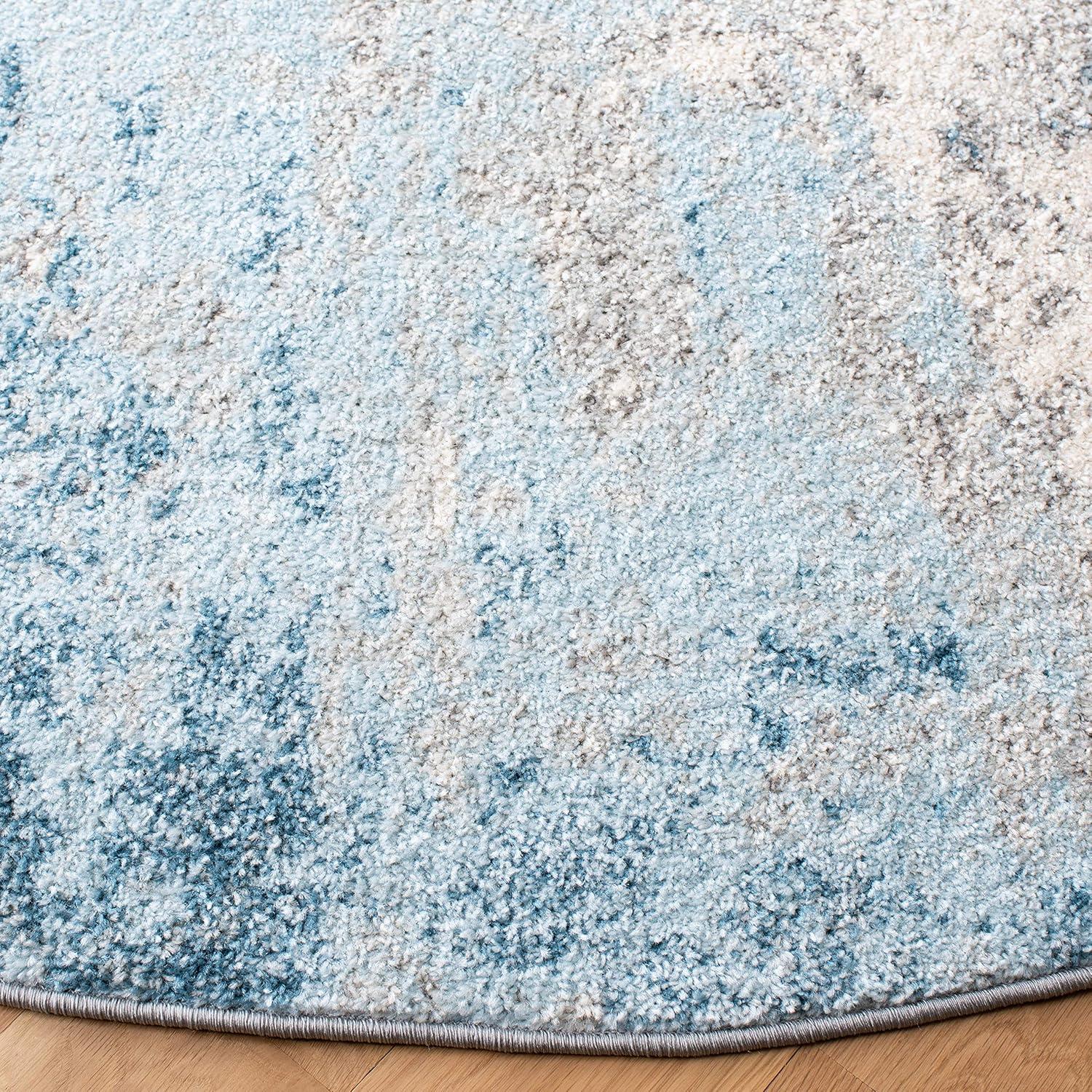 SAFAVIEH Tulum Collection TUL207F Grey / Blue Rug