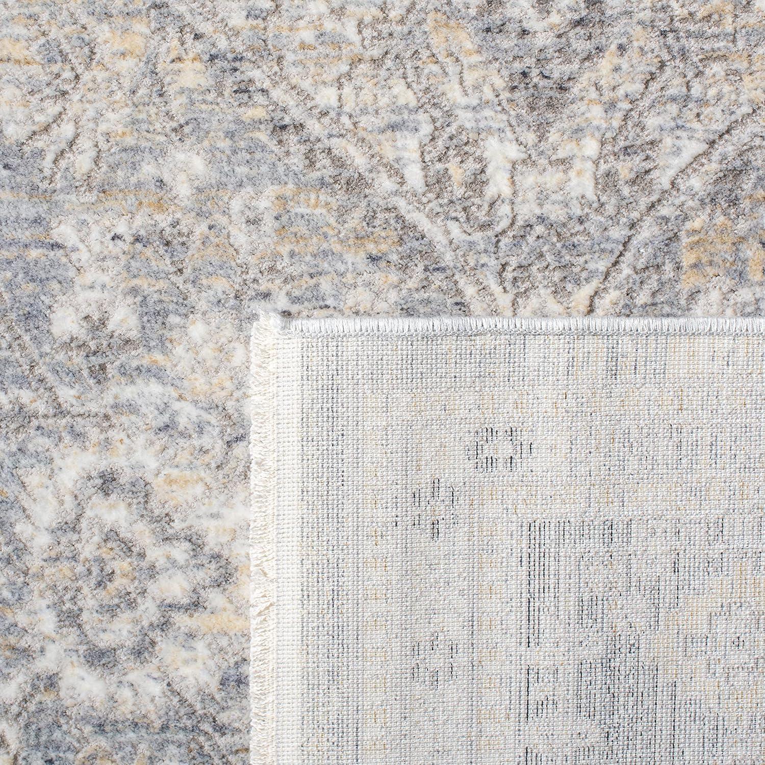 Dream DRM411 Power Loomed Indoor Area Rug - Grey/Ivory - 4'x6' - Safavieh