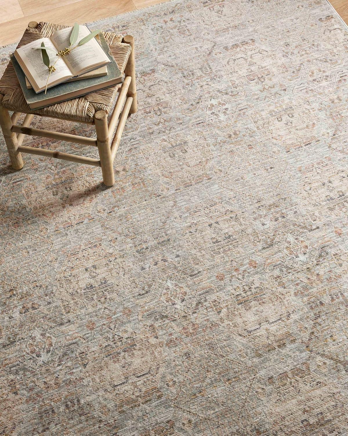 Zuma Rug by Amber Lewis x Loloi - Silver and Multicolor / 9'6" x 13'1"