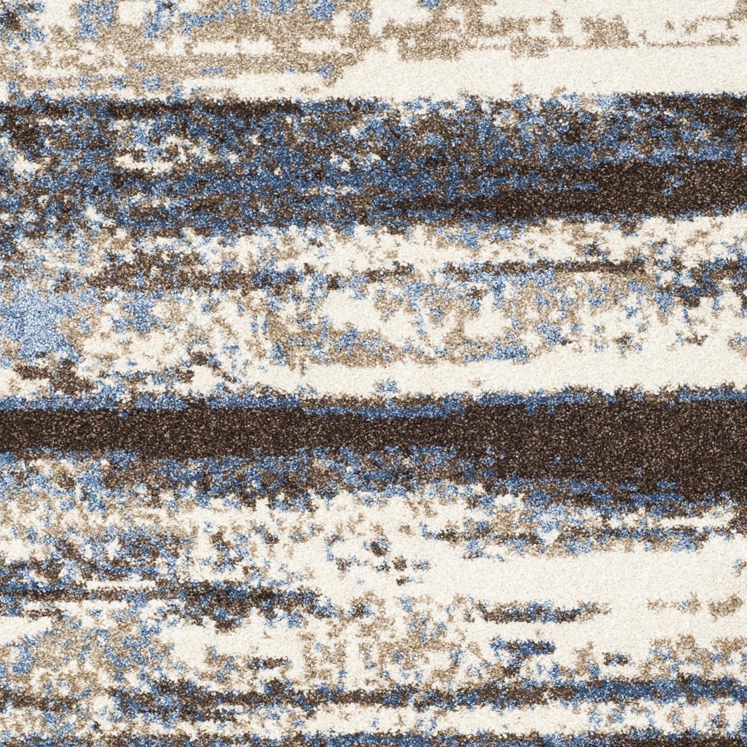 Retro RET2138 Power Loomed Indoor Accent Rug - Cream/Blue - 3'x5' - Safavieh.