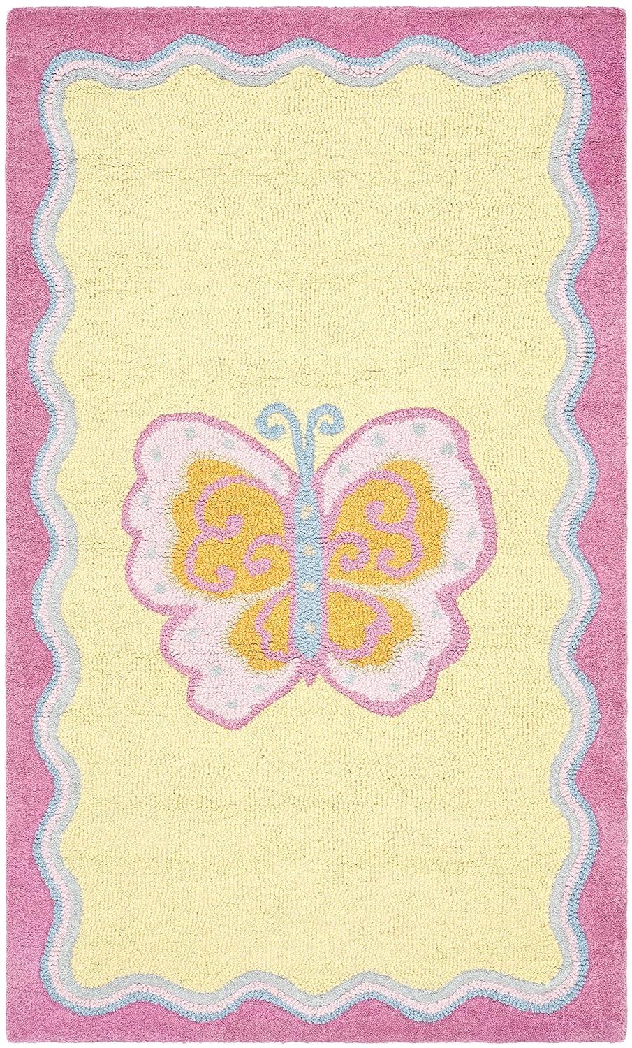 SAFAVIEH Kids Collection SFK394A Handmade Multi/Pink Rug