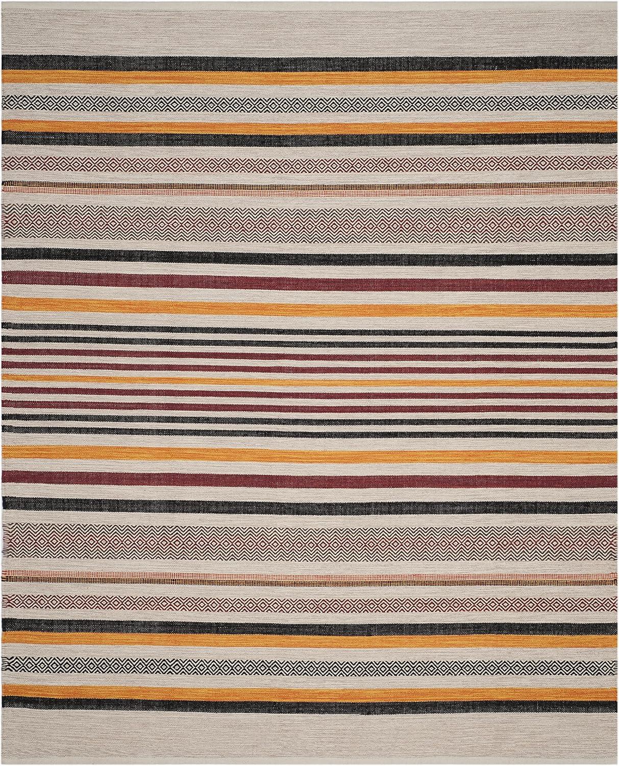 Montauk MTK211 Hand Woven Indoor Area Rug - Red/Multi - 8'x10' - Safavieh.